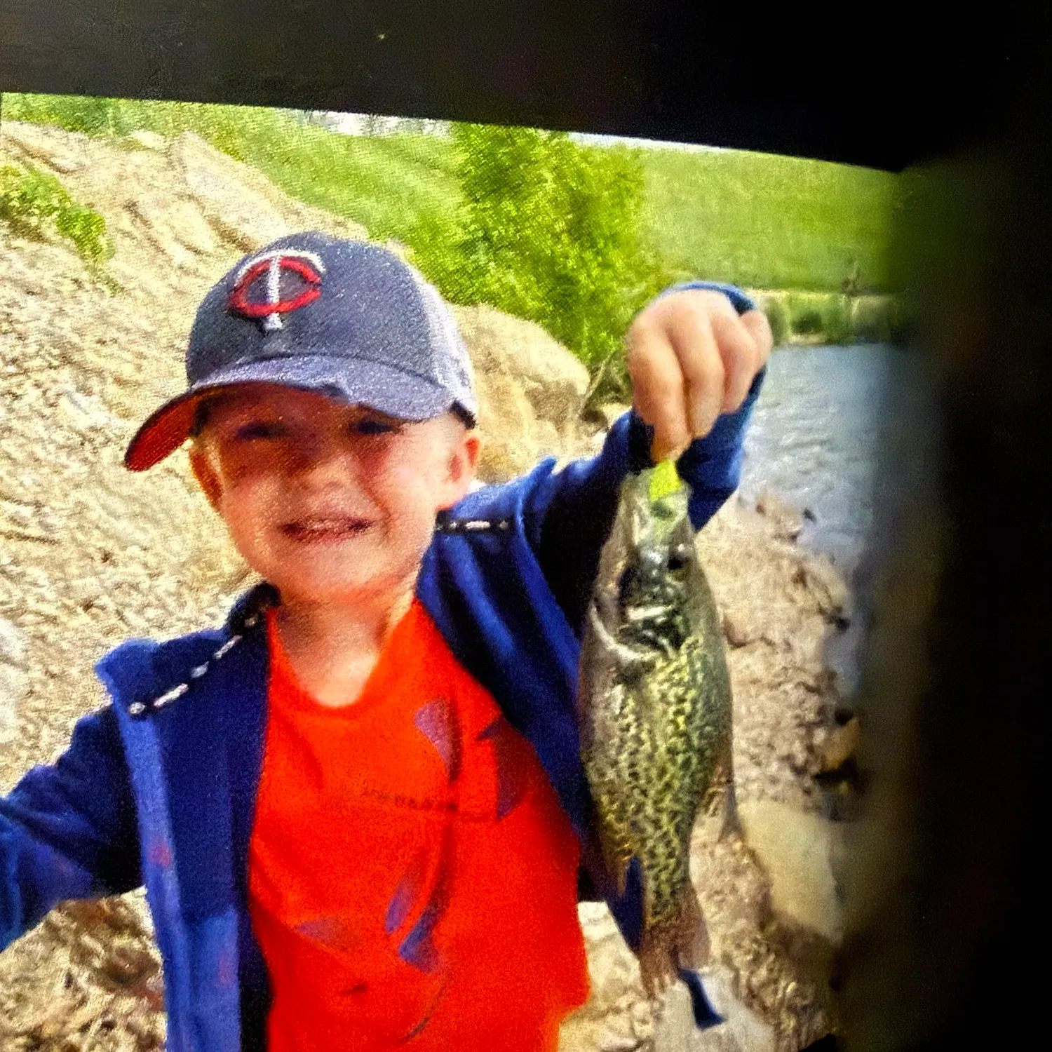Black crappie caught on Fishbrain