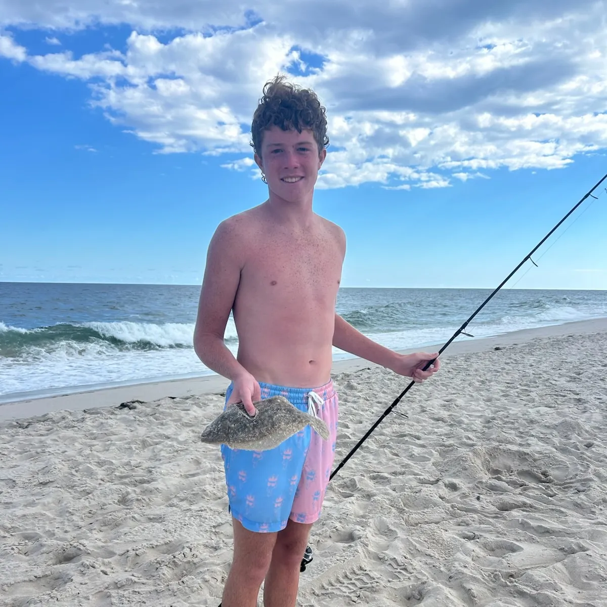 Summer flounder caught on Fishbrain