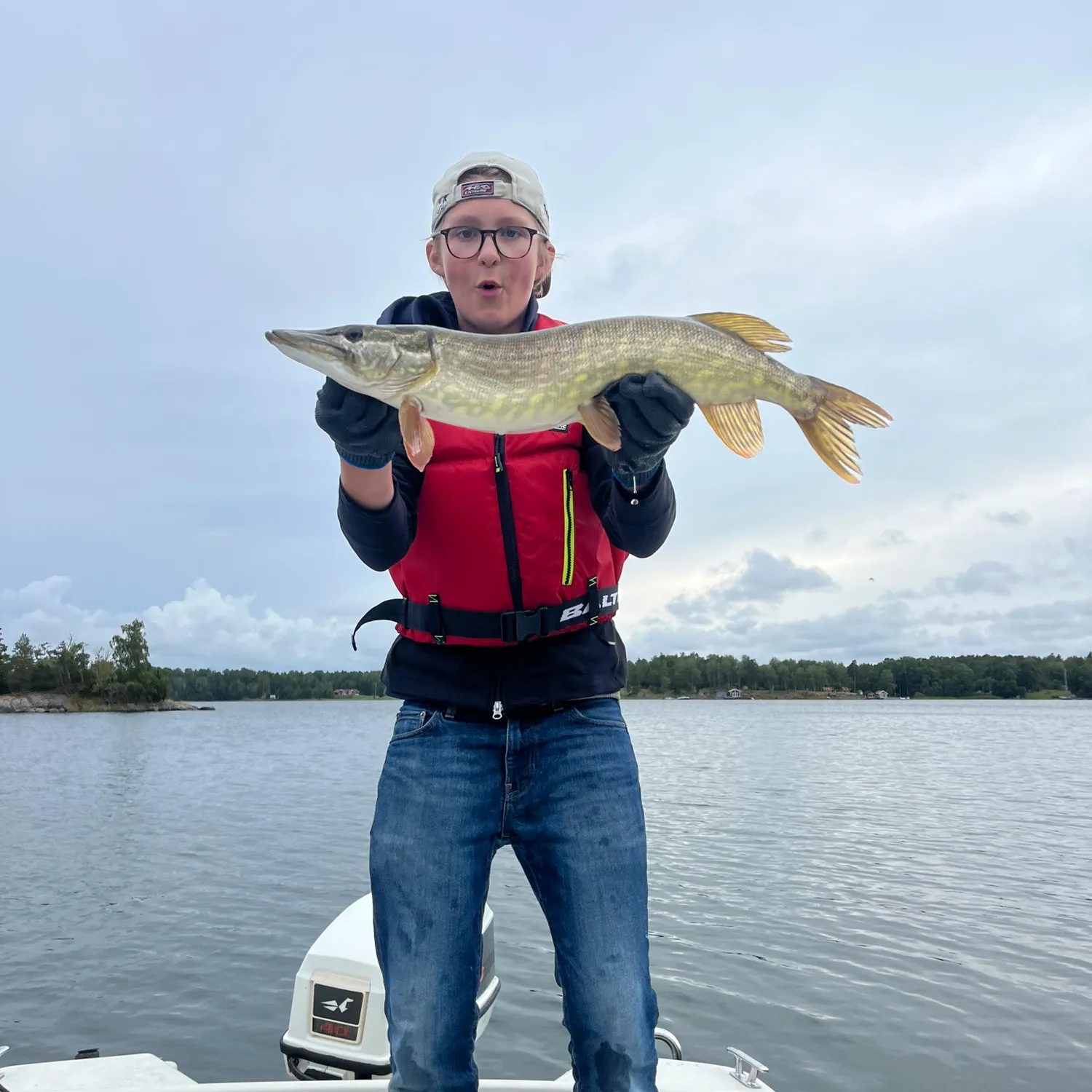 Northern pike caught on Fishbrain