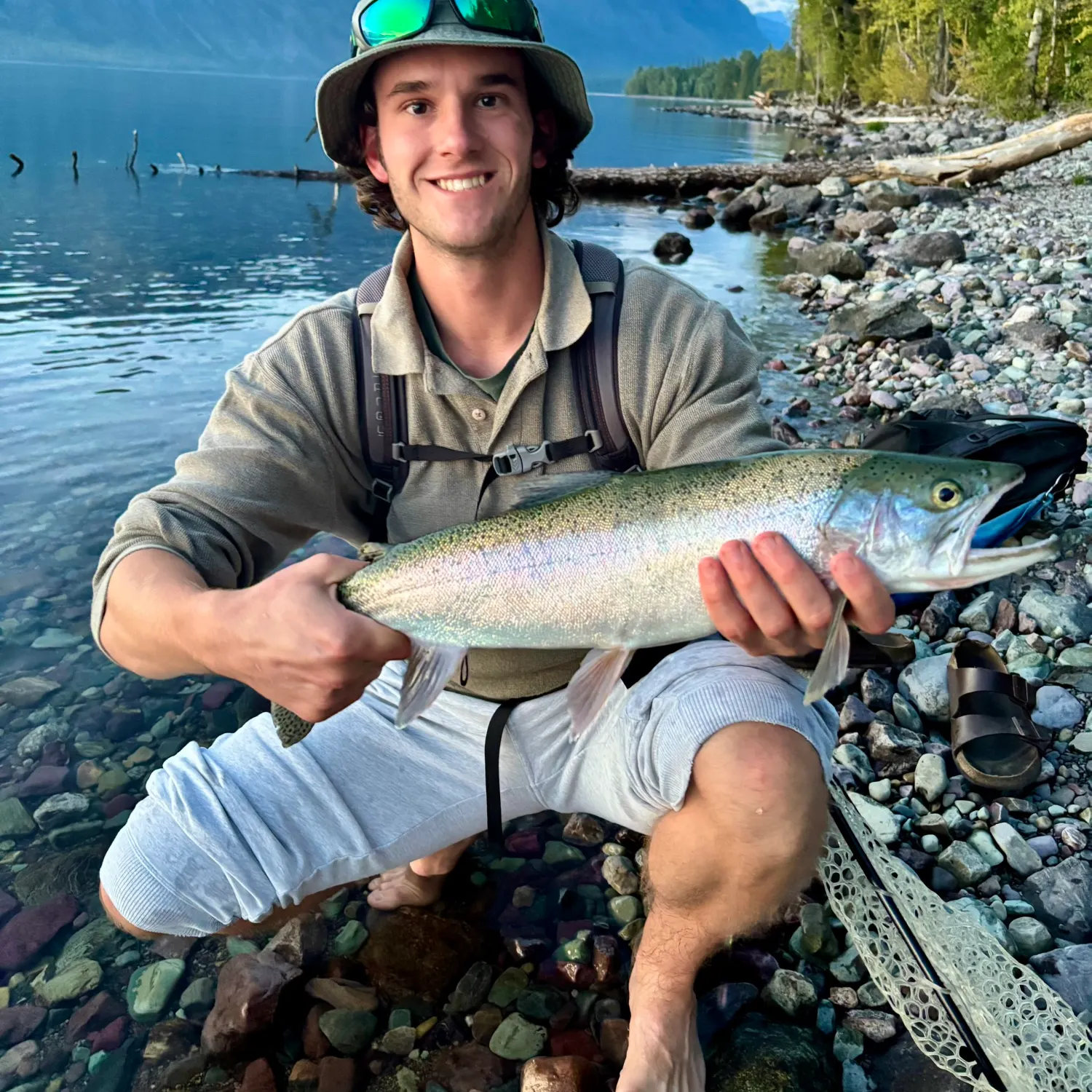 Rainbow trout caught on Fishbrain