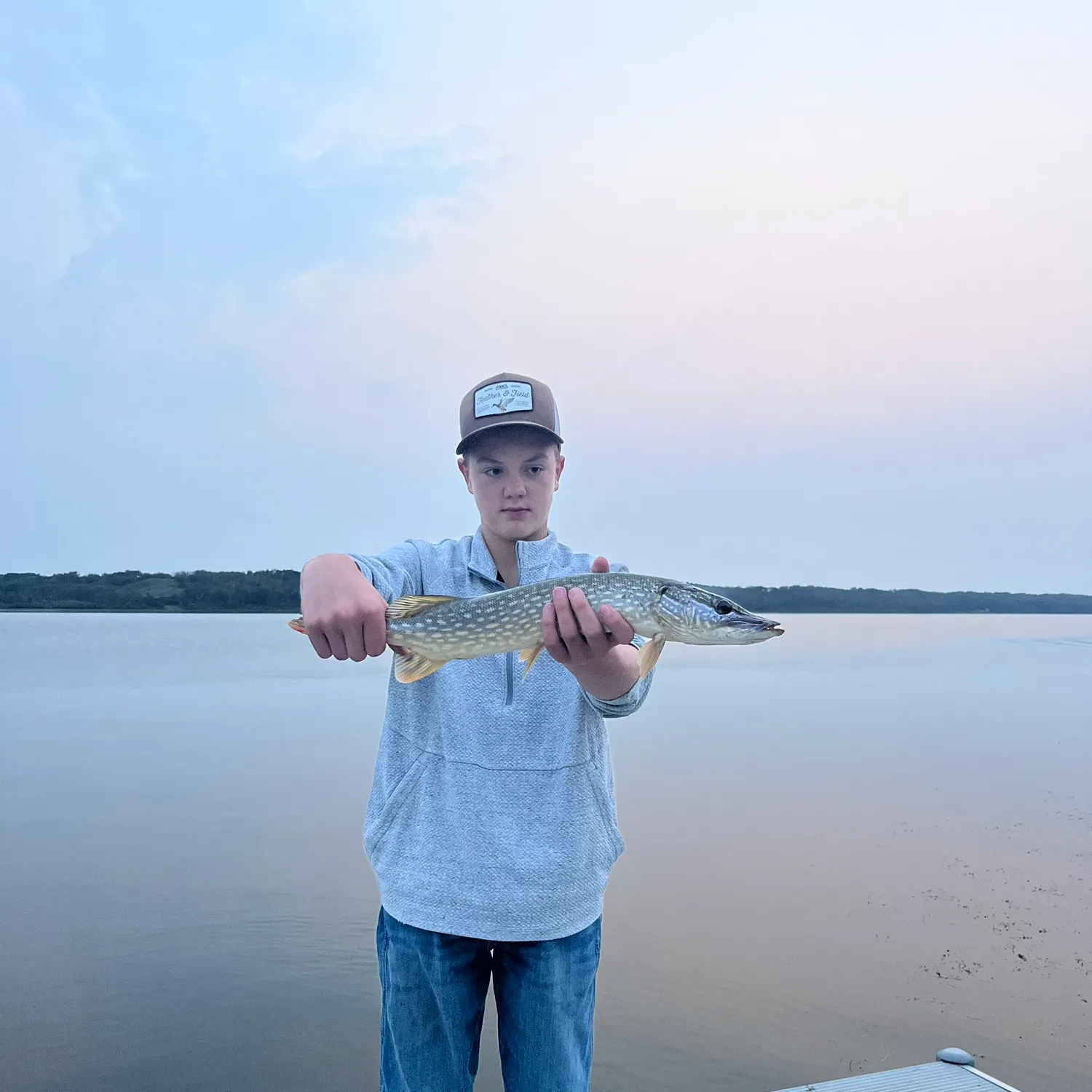 Northern pike caught on Fishbrain