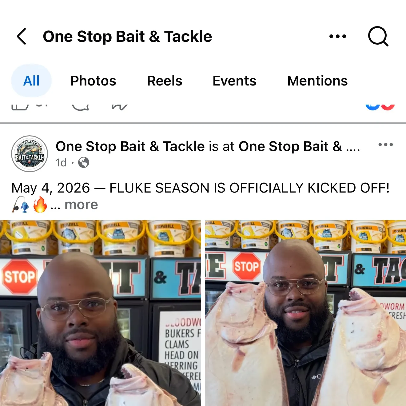 recently logged catches
