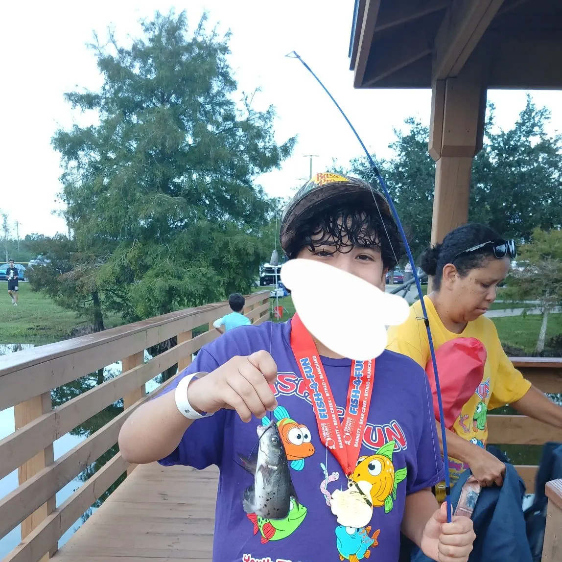 Channel catfish caught on Fishbrain