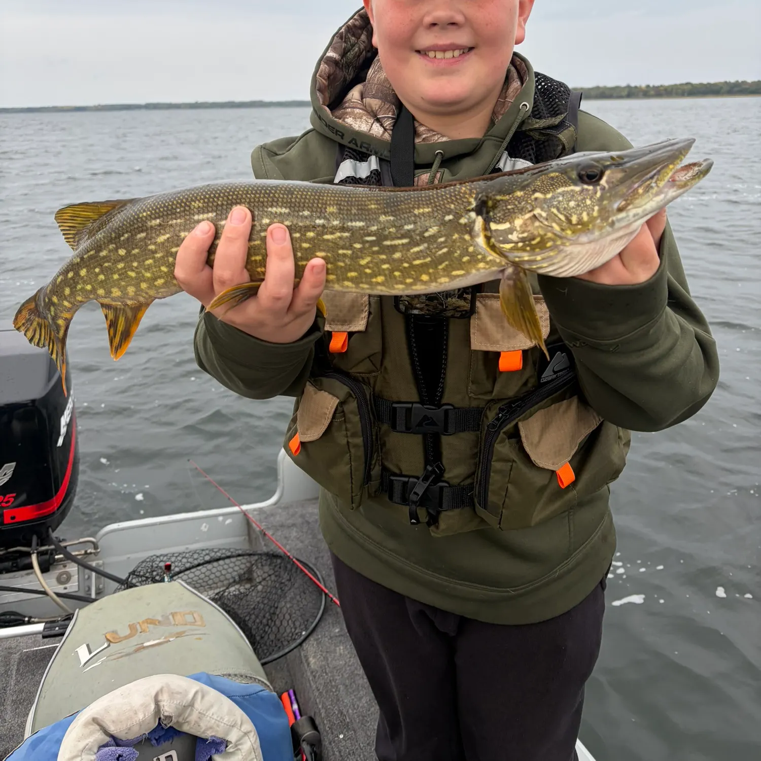Northern pike caught on Fishbrain