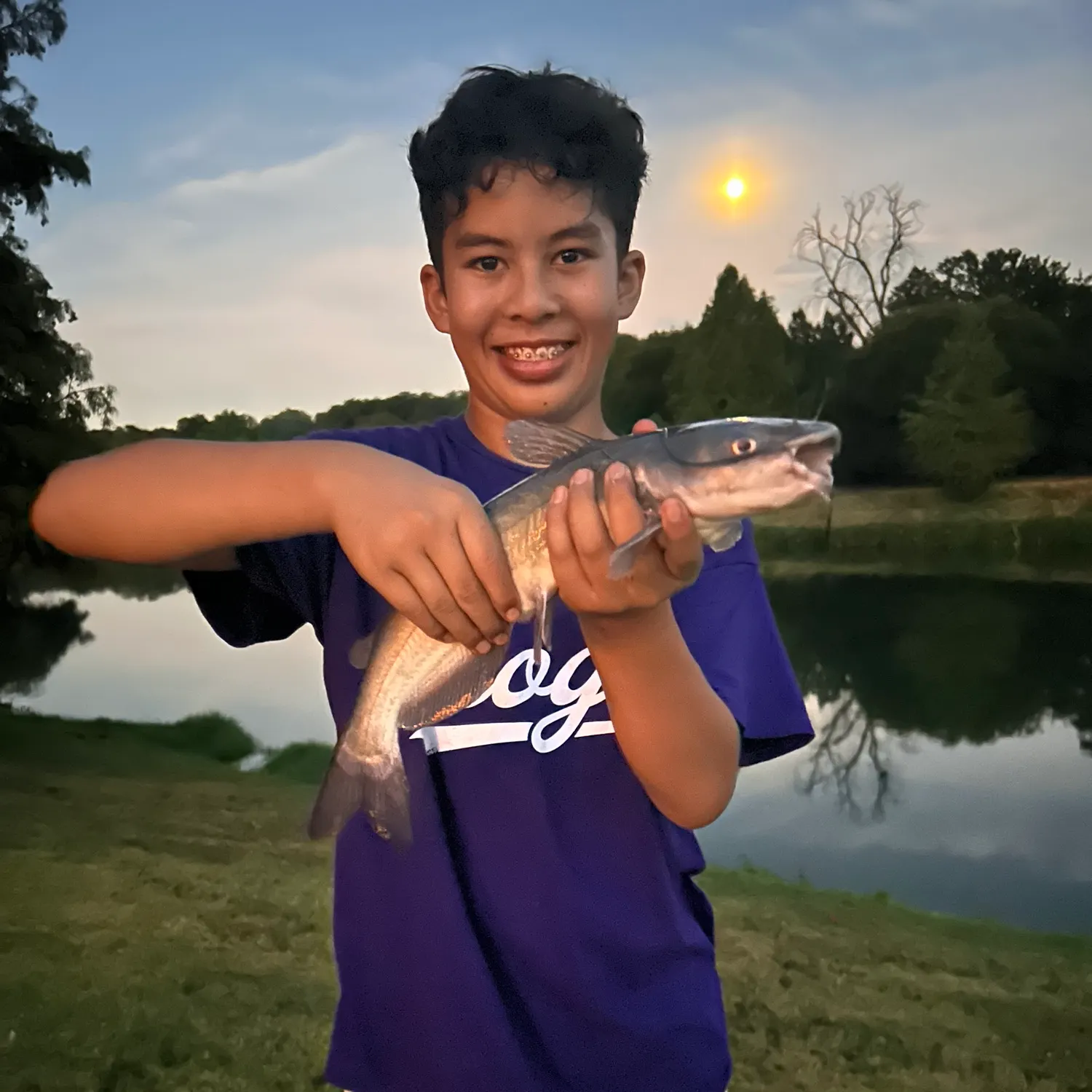Channel catfish caught on Fishbrain