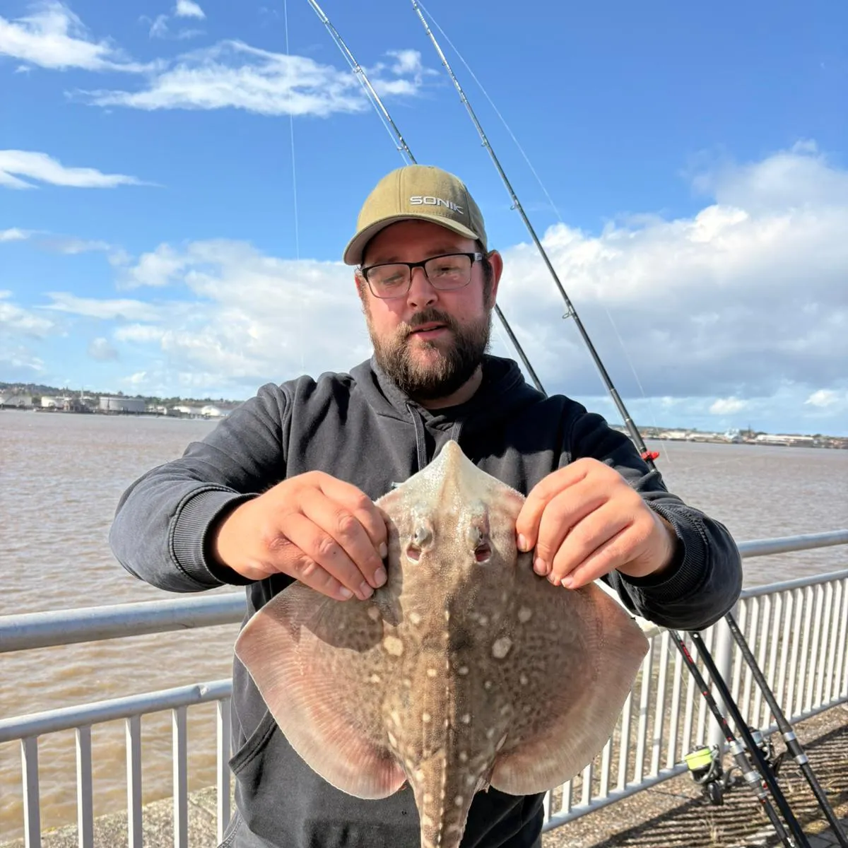 Thornback ray caught on Fishbrain