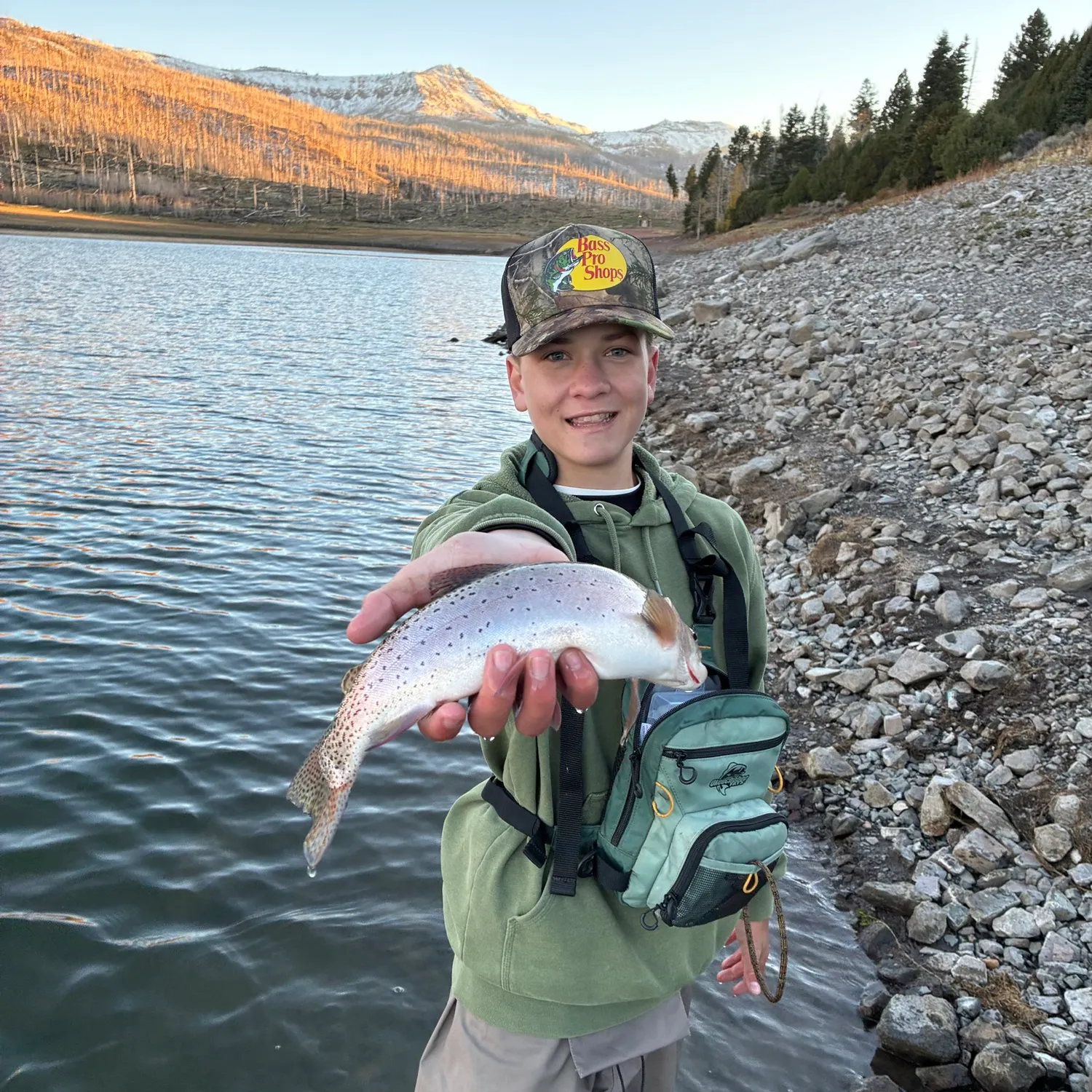 Cutthroat trout caught on Fishbrain