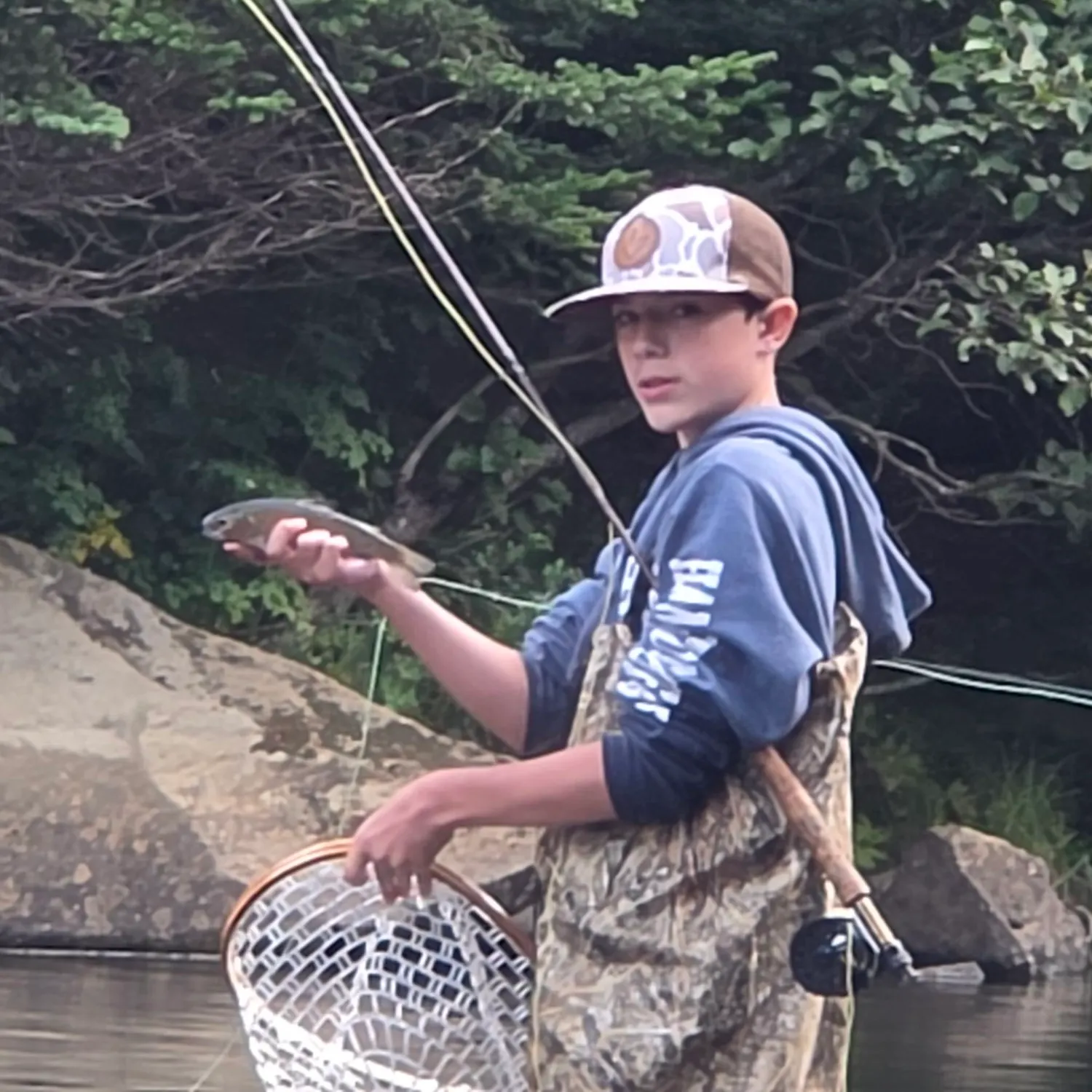 Rainbow trout caught on Fishbrain