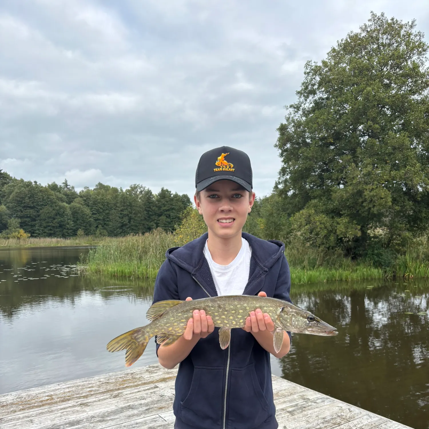 Northern pike caught on Fishbrain