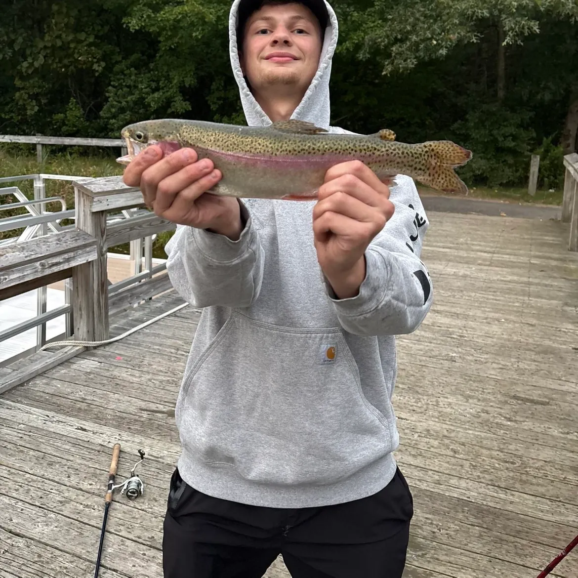 Rainbow trout caught on Fishbrain