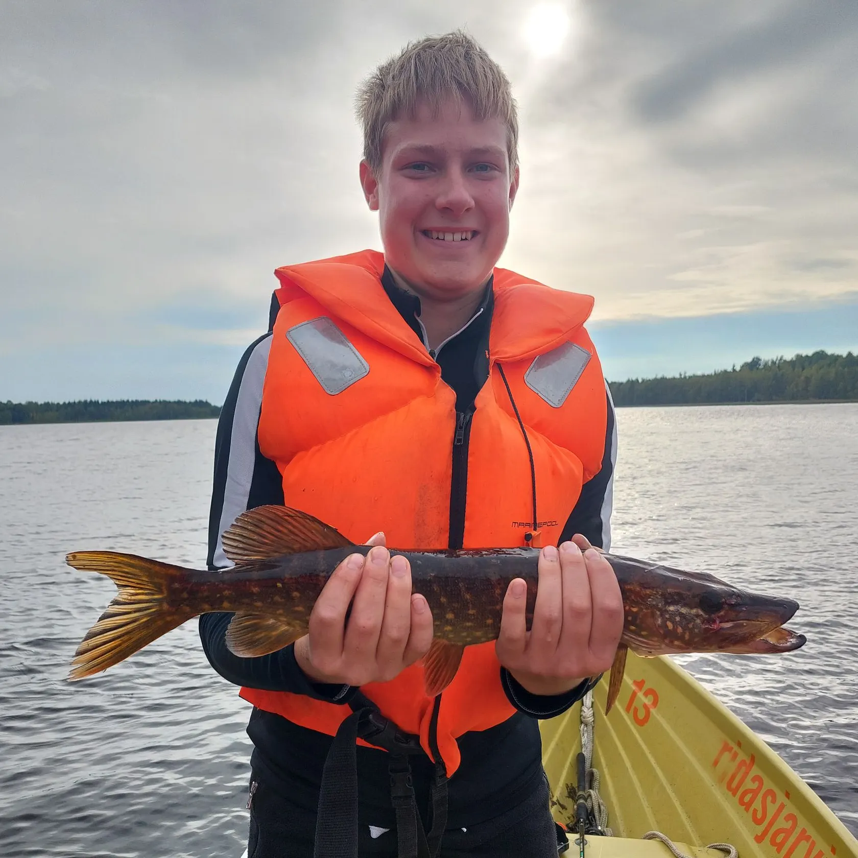 Northern pike caught on Fishbrain
