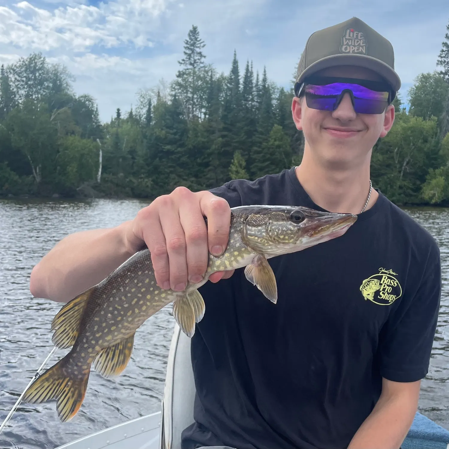 Northern pike caught on Fishbrain