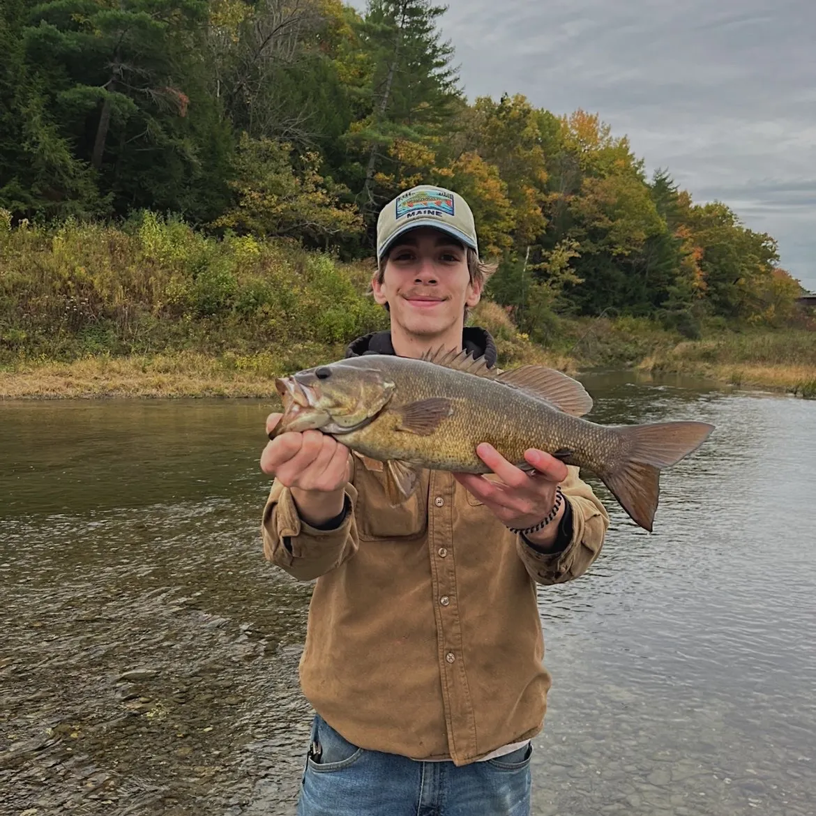 Smallmouth bass caught on Fishbrain