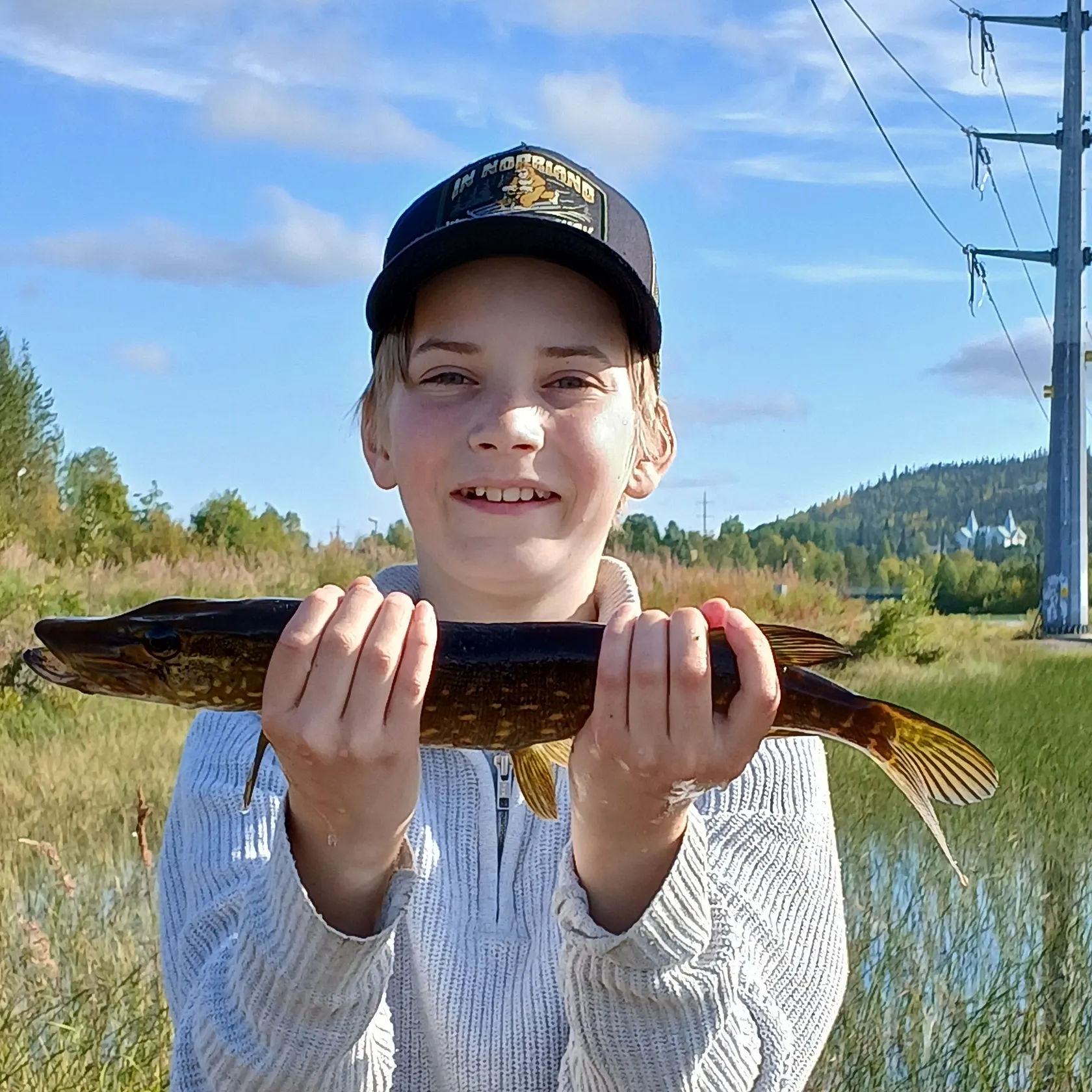 Northern pike caught on Fishbrain