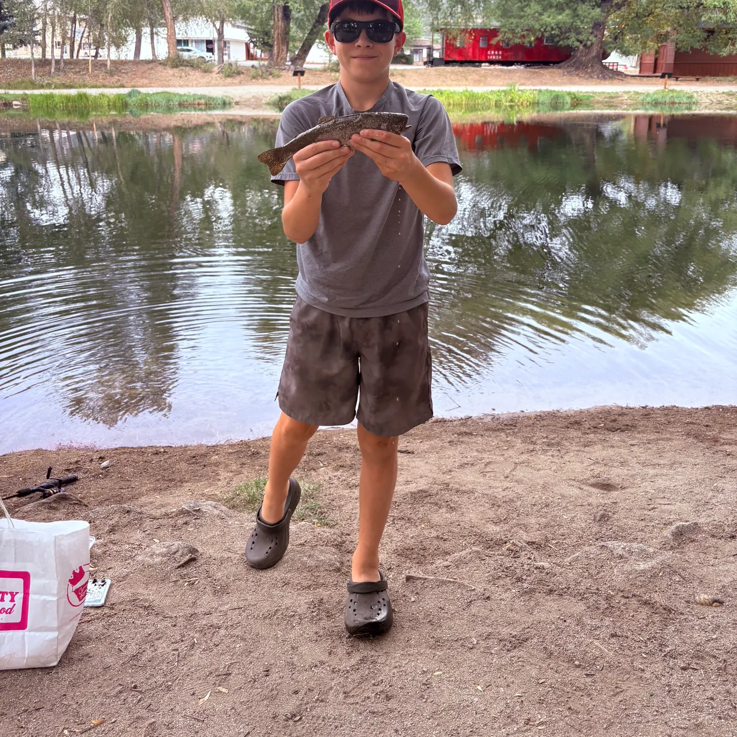 Rainbow trout caught on Fishbrain