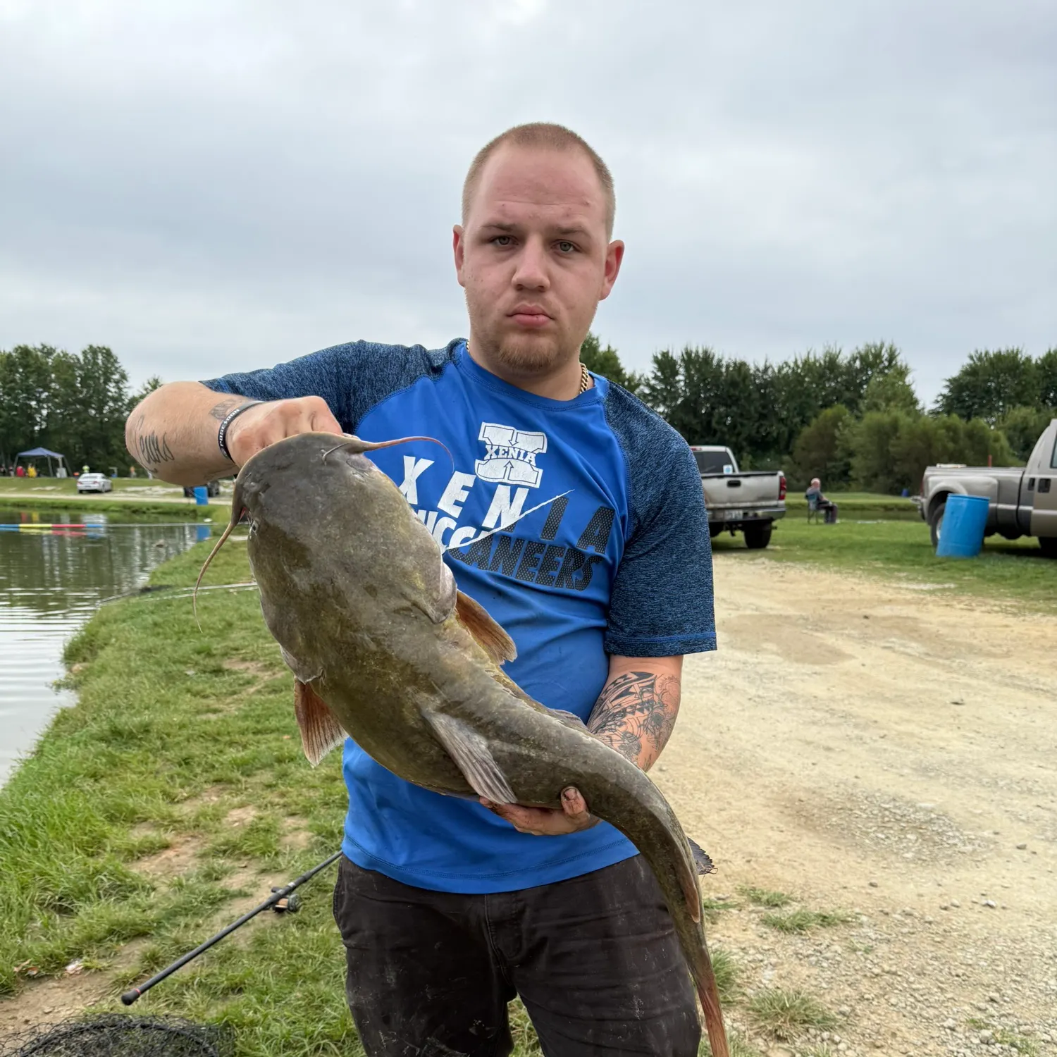 Flathead catfish caught on Fishbrain