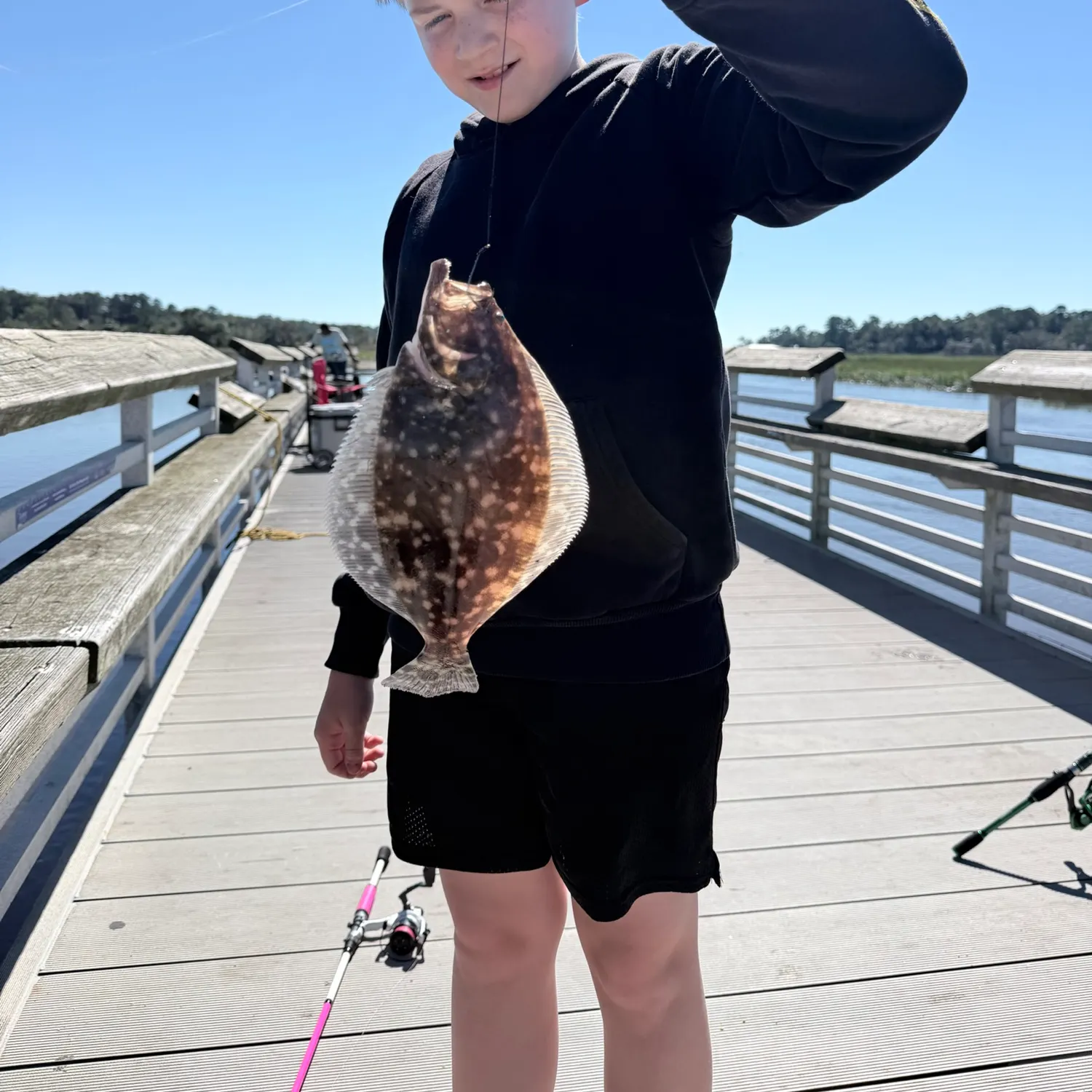 Summer flounder caught on Fishbrain