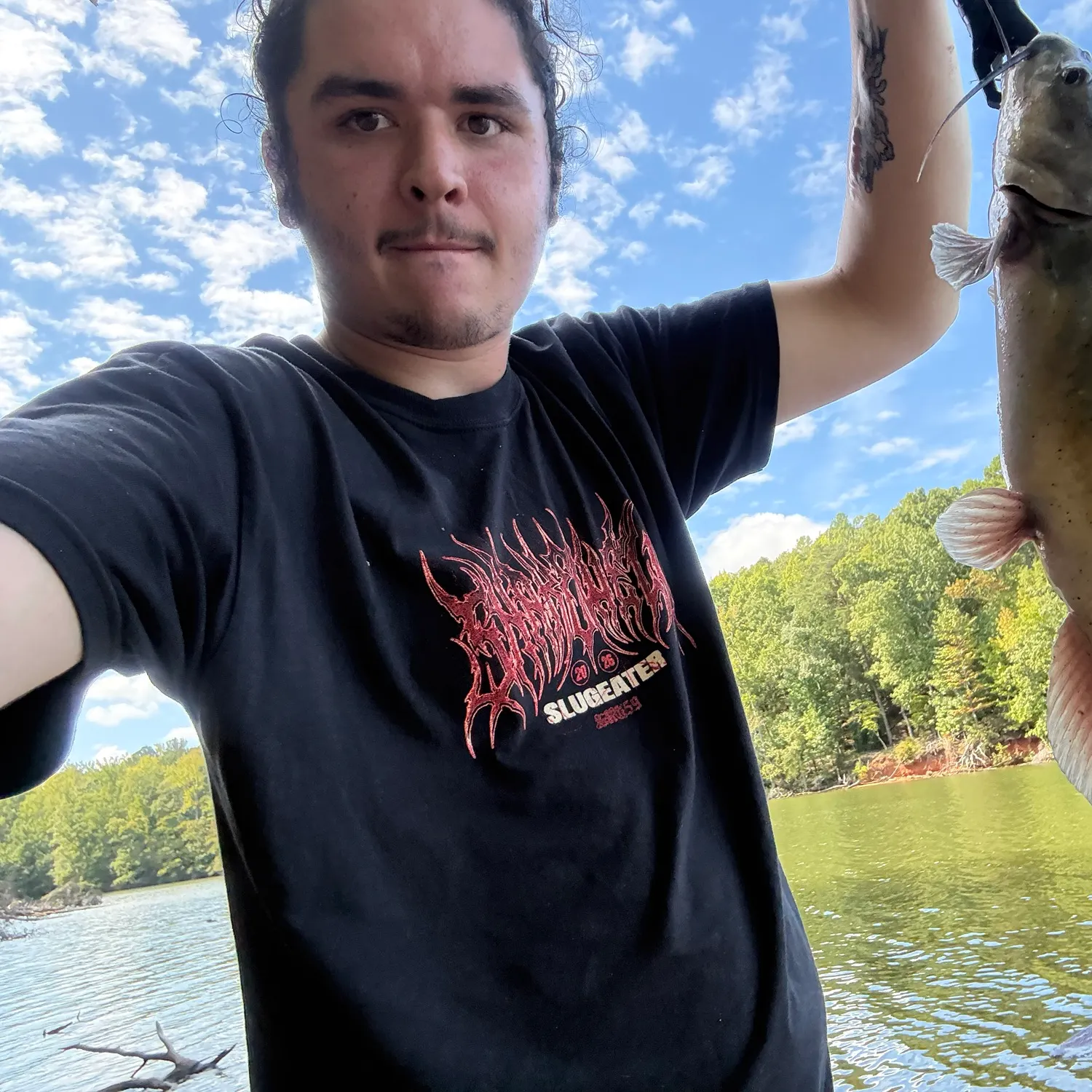 Channel catfish caught on Fishbrain