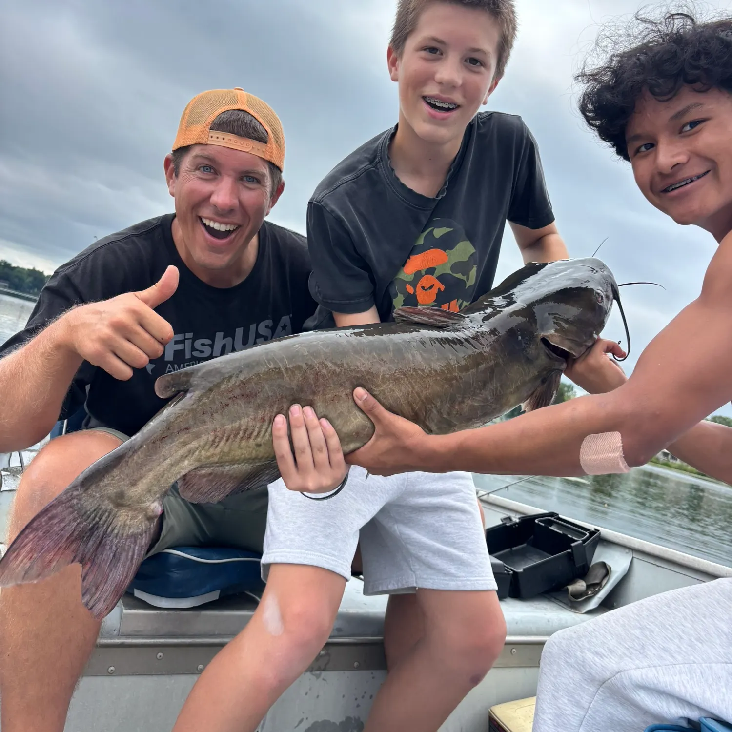 Channel catfish caught on Fishbrain