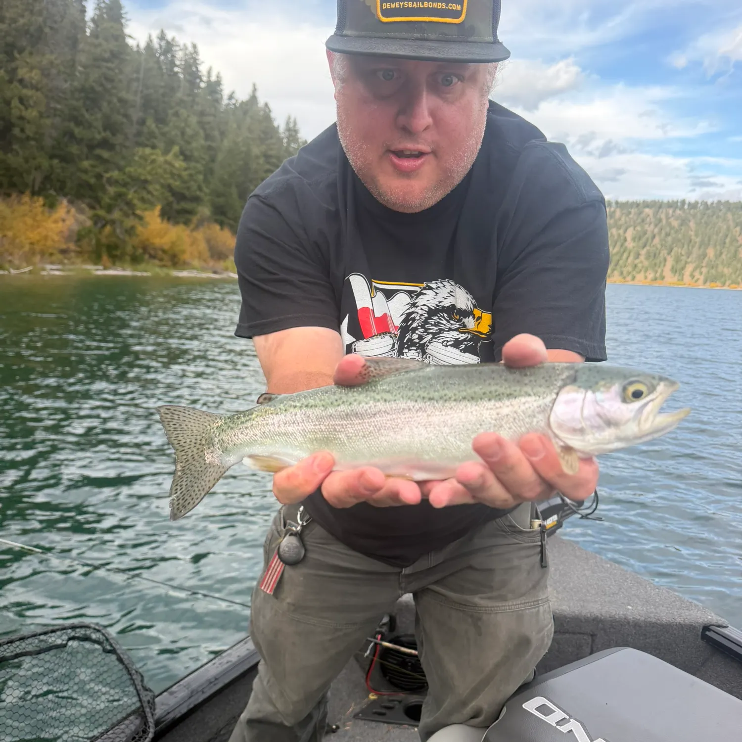 Rainbow trout caught on Fishbrain