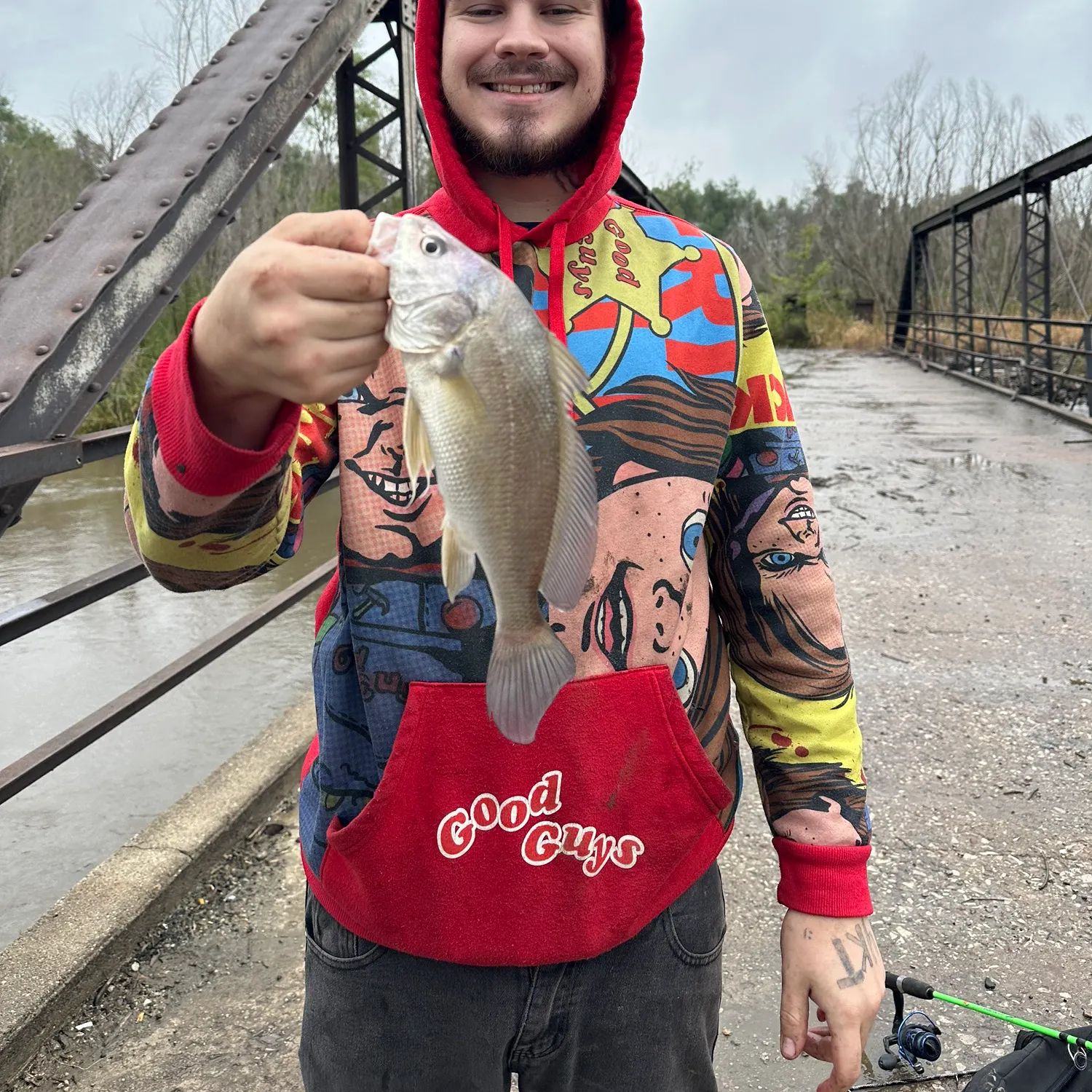 Freshwater drum caught on Fishbrain