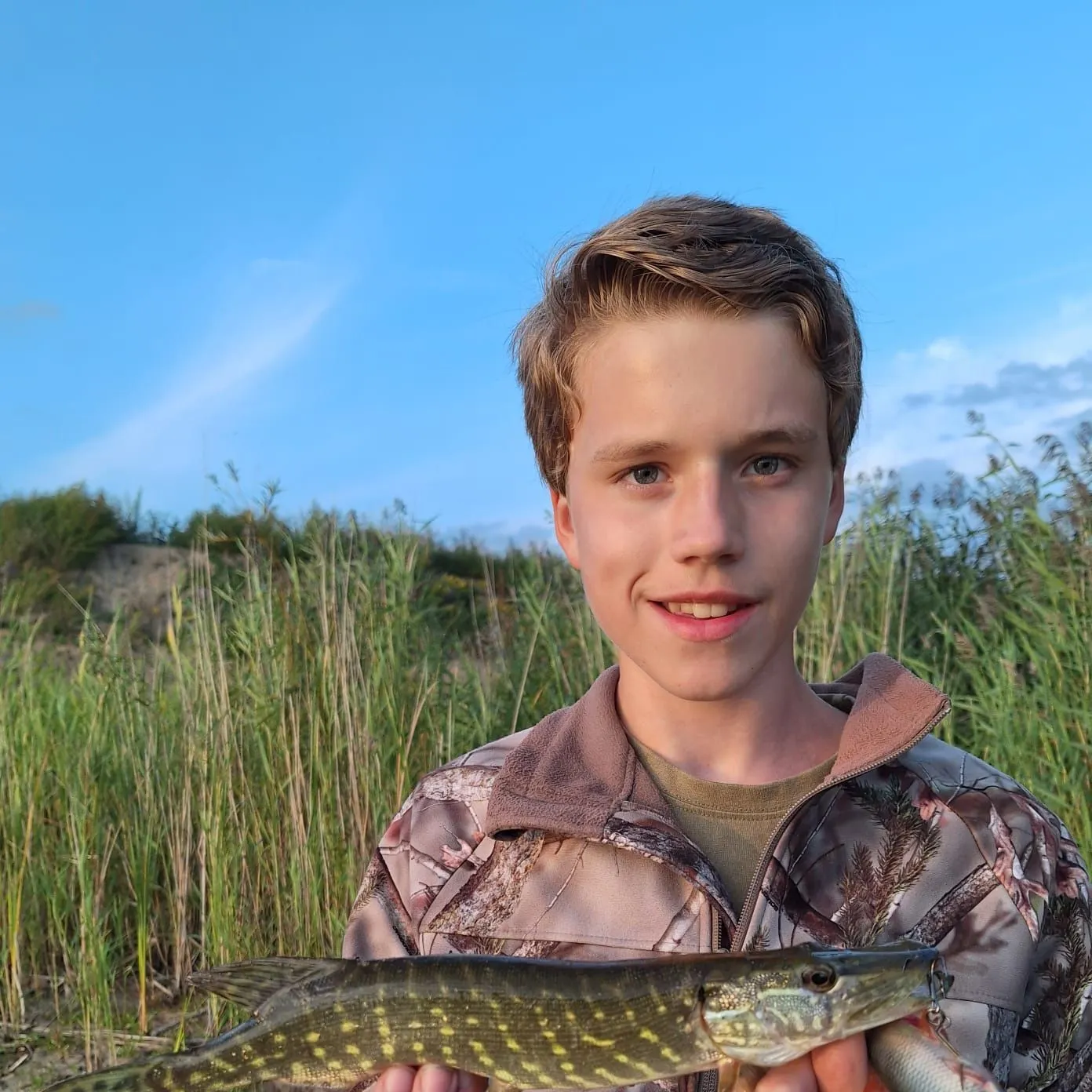 Northern pike caught on Fishbrain