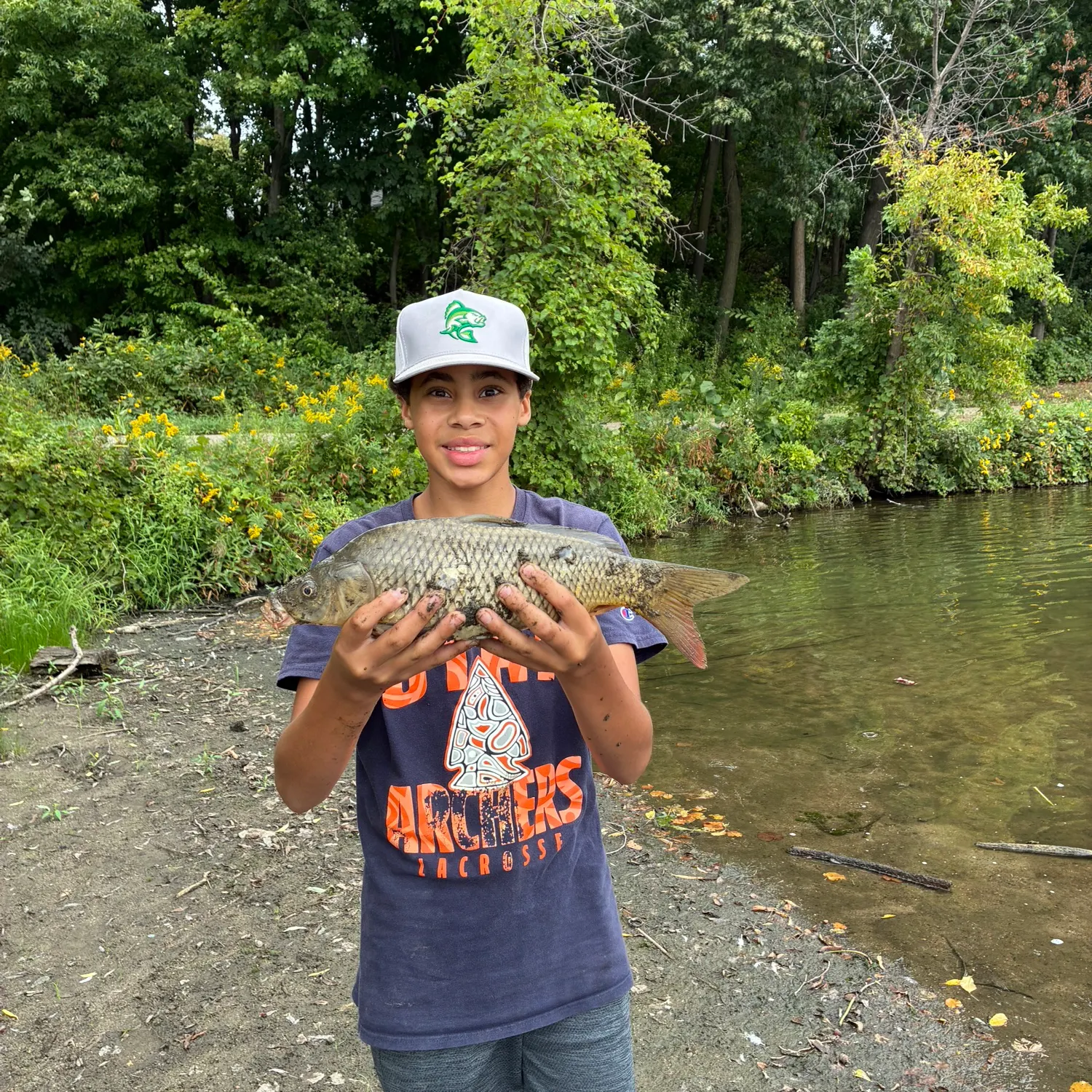 Common carp caught on Fishbrain