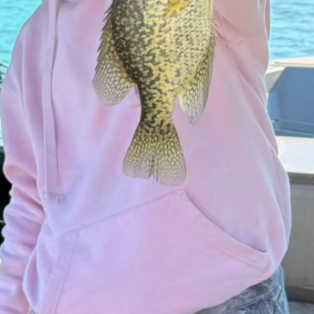 Black crappie caught on Fishbrain