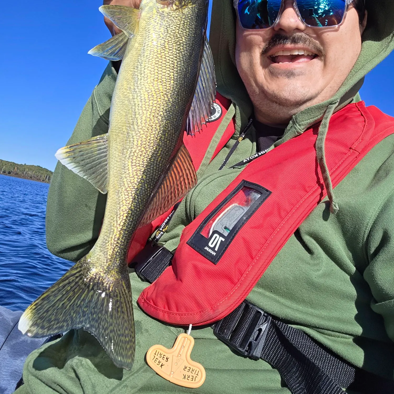 Walleye caught on Fishbrain