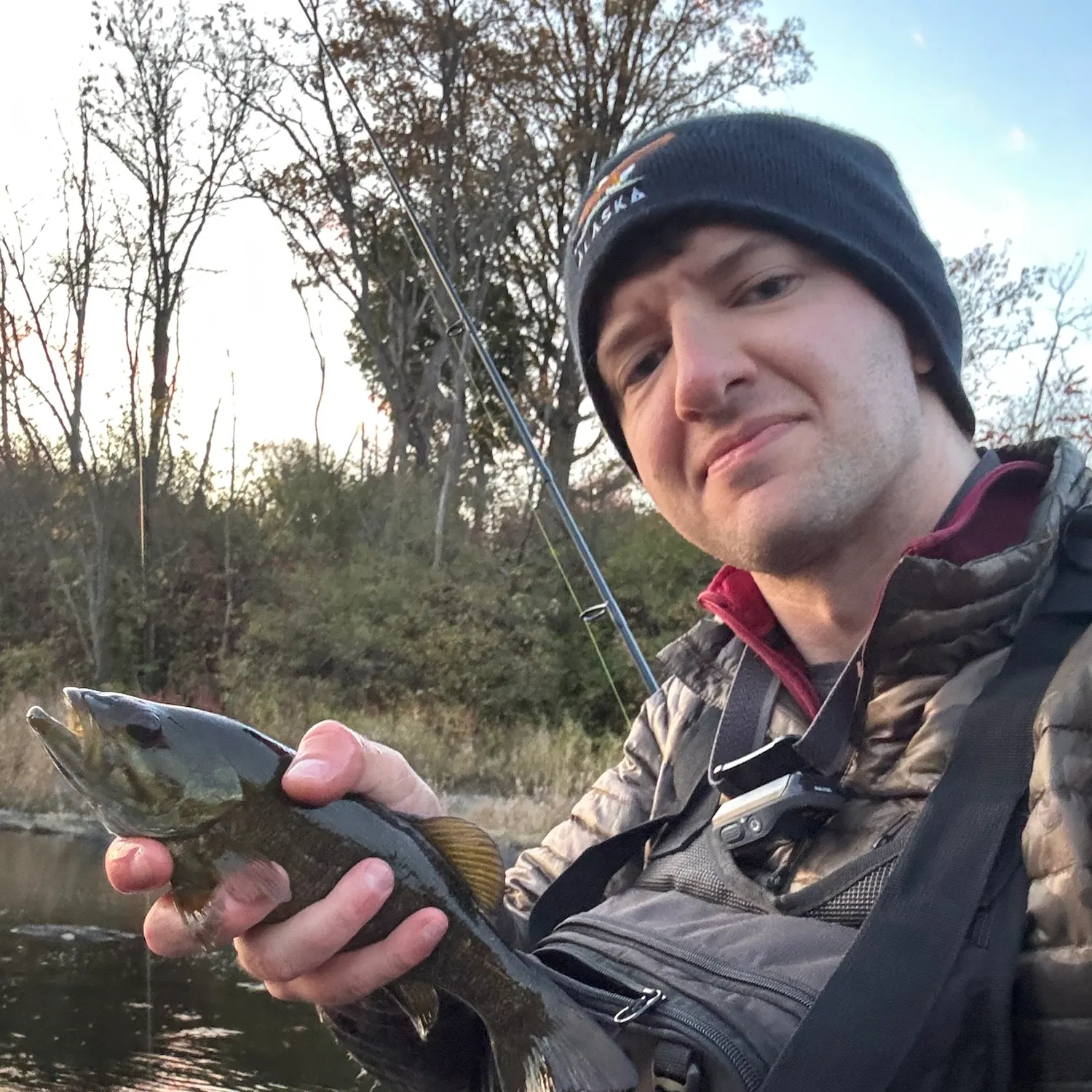Smallmouth bass caught on Fishbrain