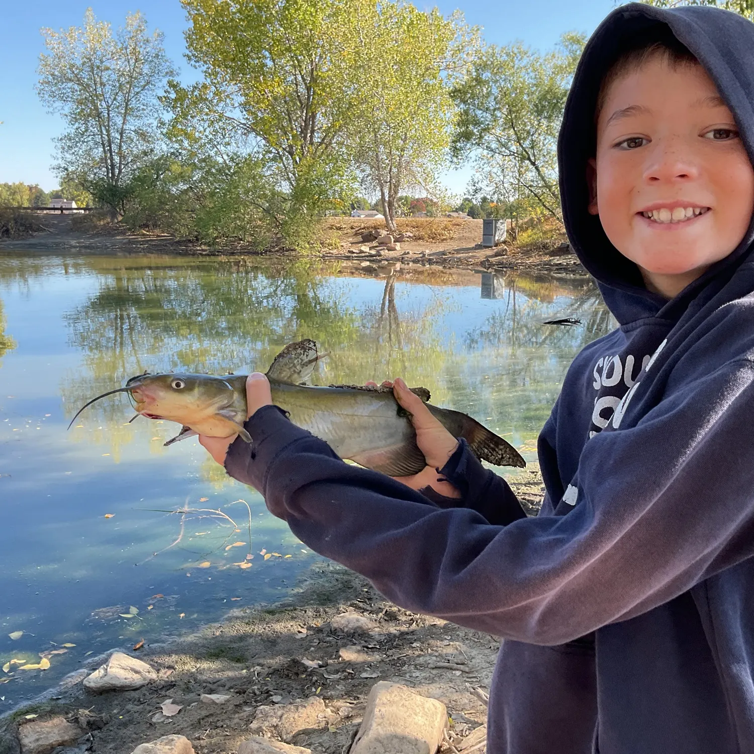 Channel catfish caught on Fishbrain