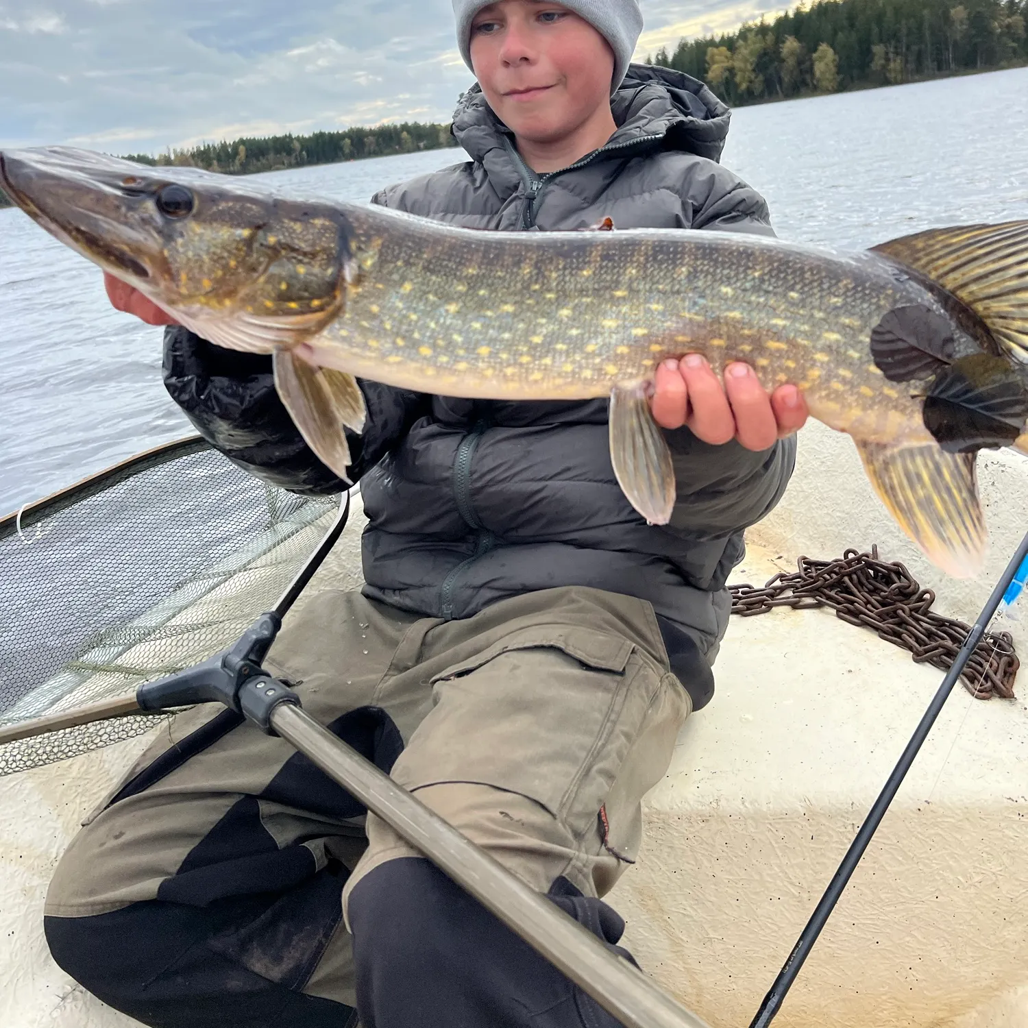 Northern pike caught on Fishbrain