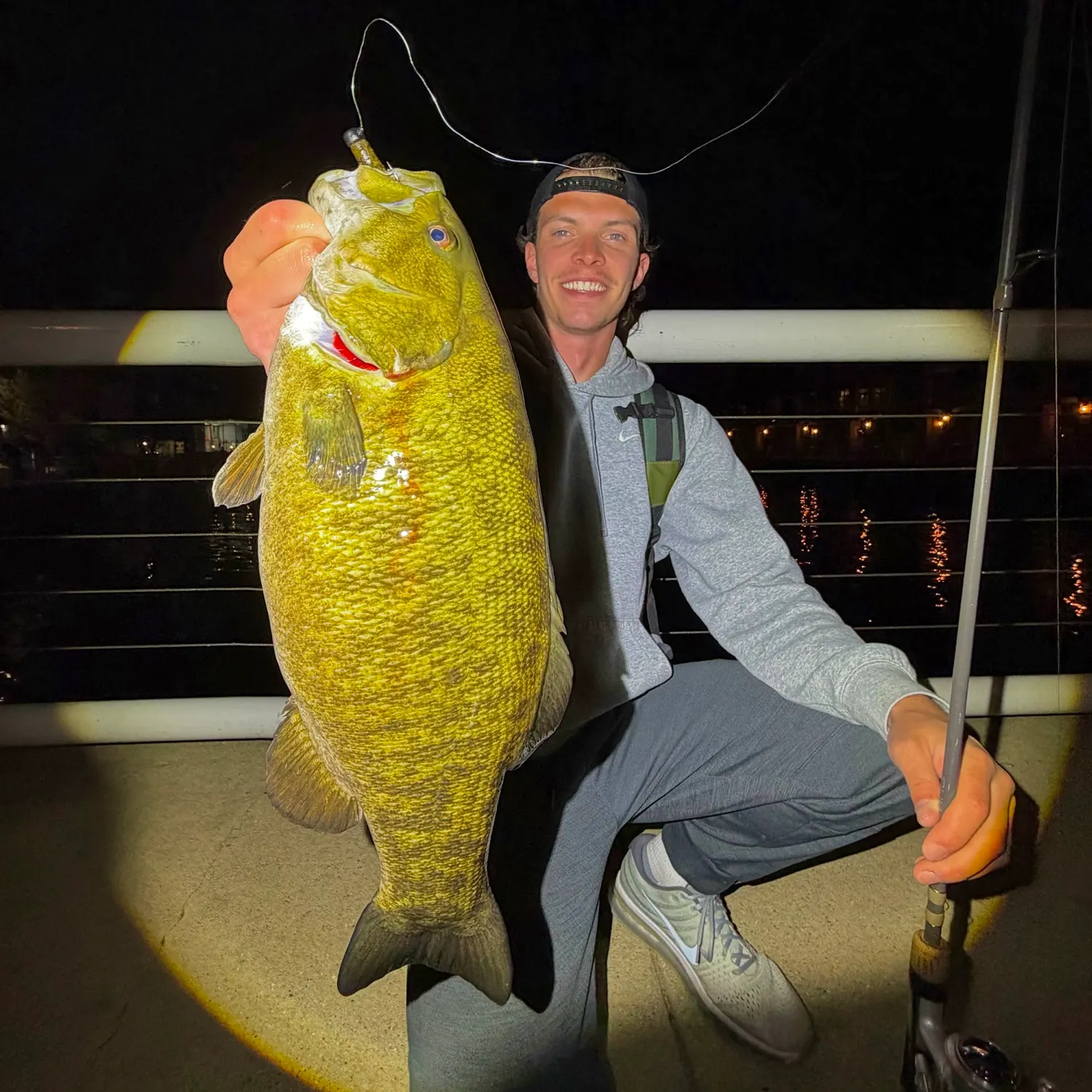 Smallmouth bass caught on Fishbrain
