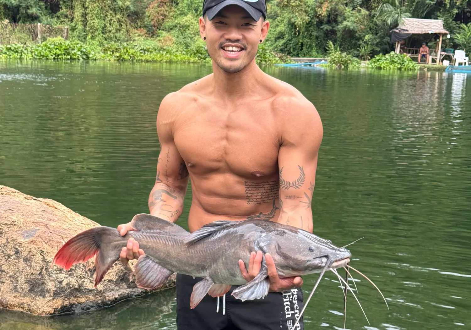 Asian redtail catfish