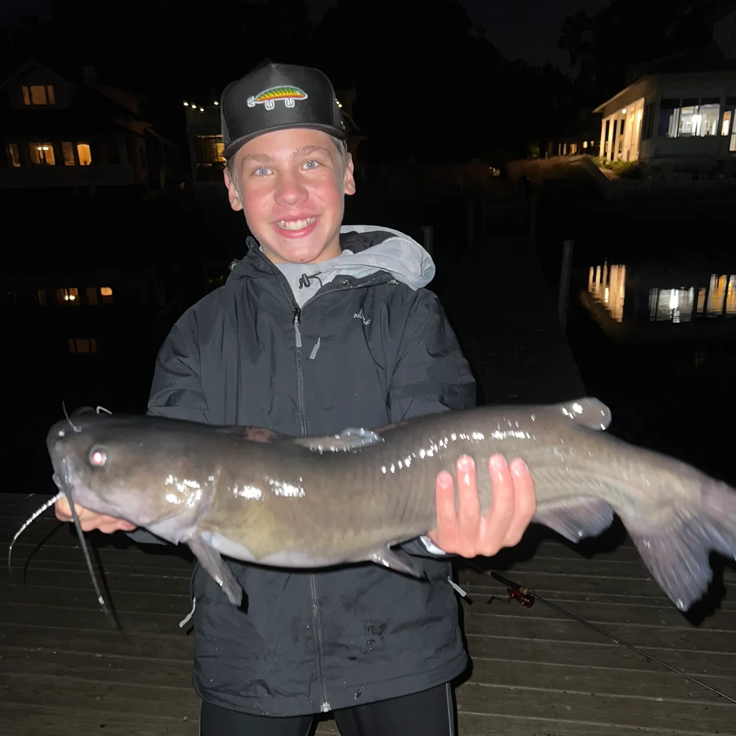 Channel catfish caught on Fishbrain