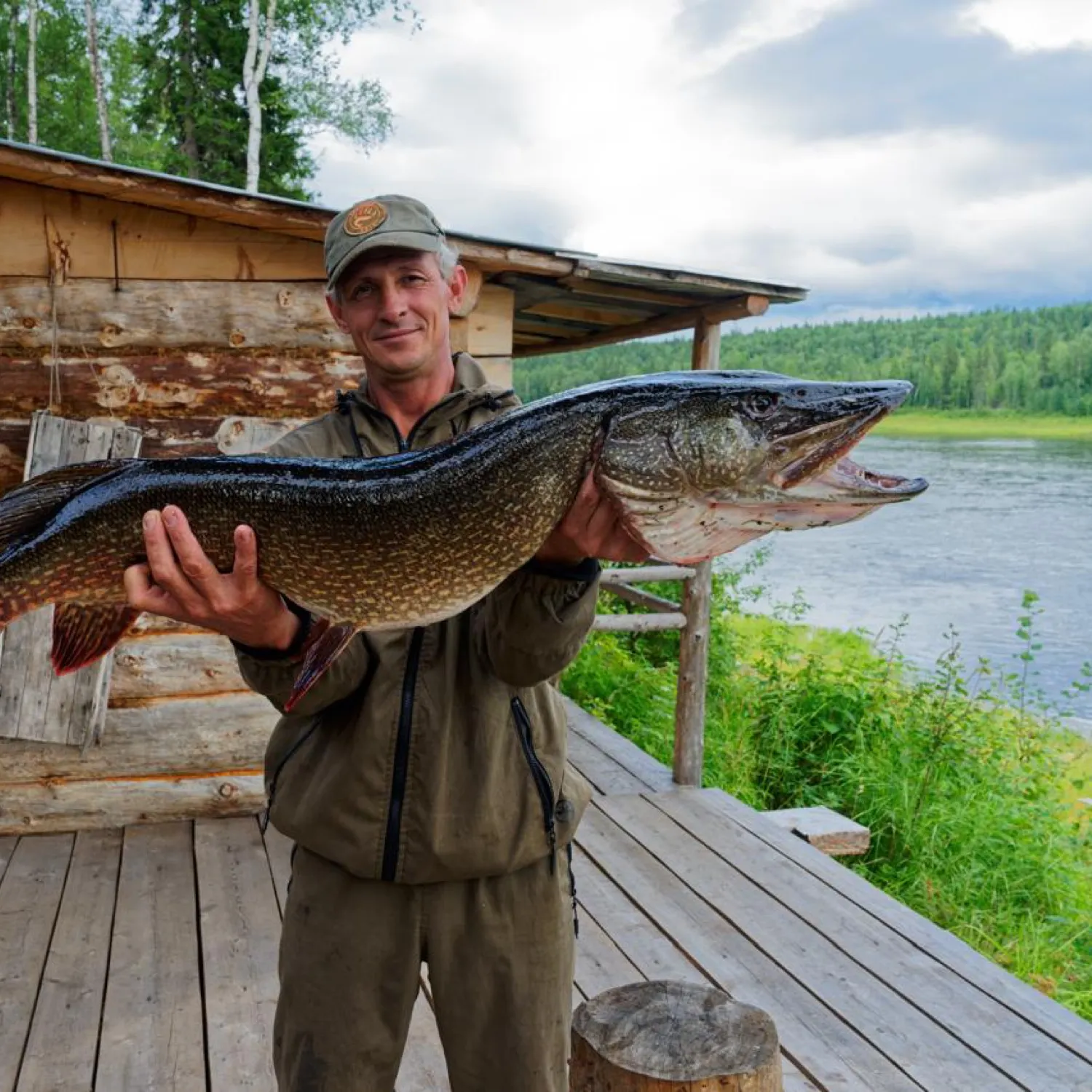 Northern pike caught on Fishbrain