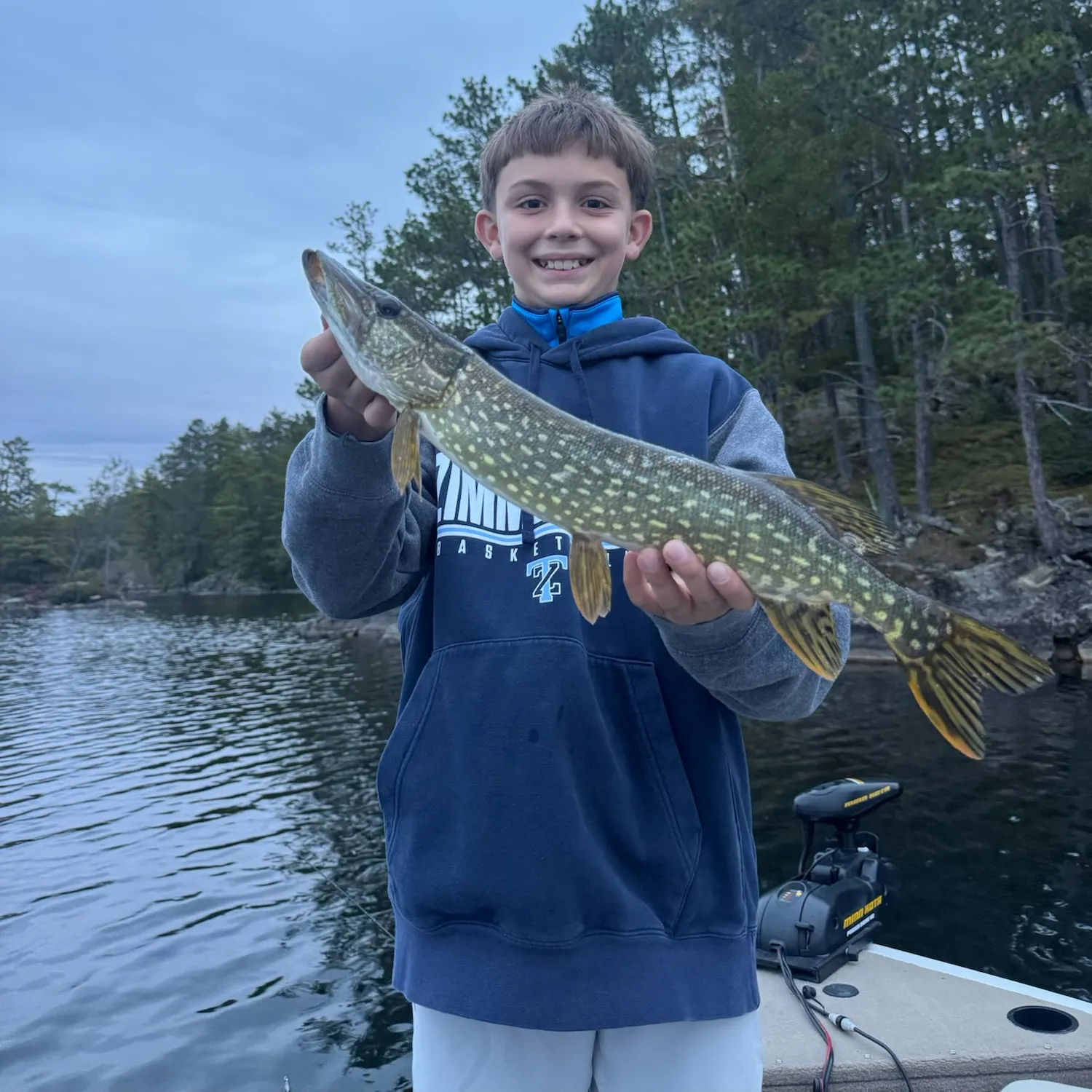 Northern pike caught on Fishbrain