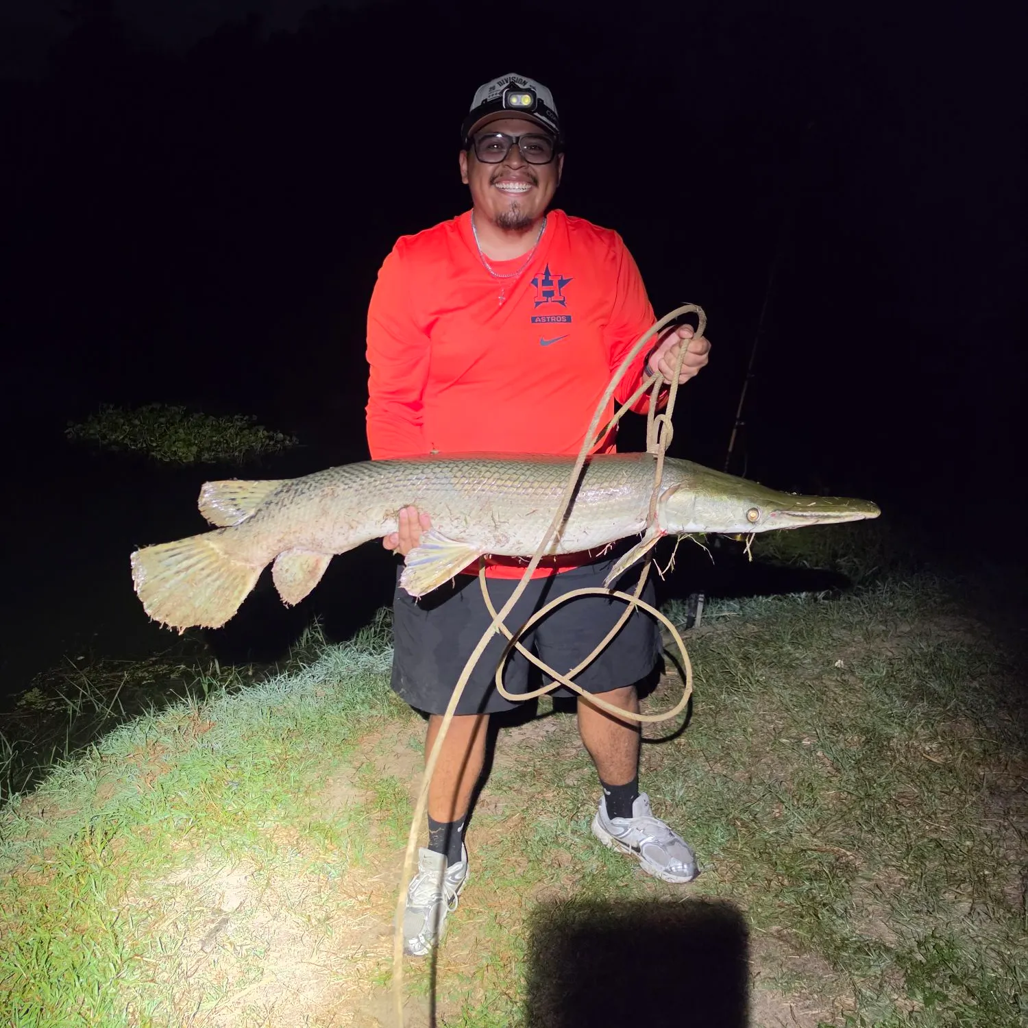 Alligator gar caught on Fishbrain
