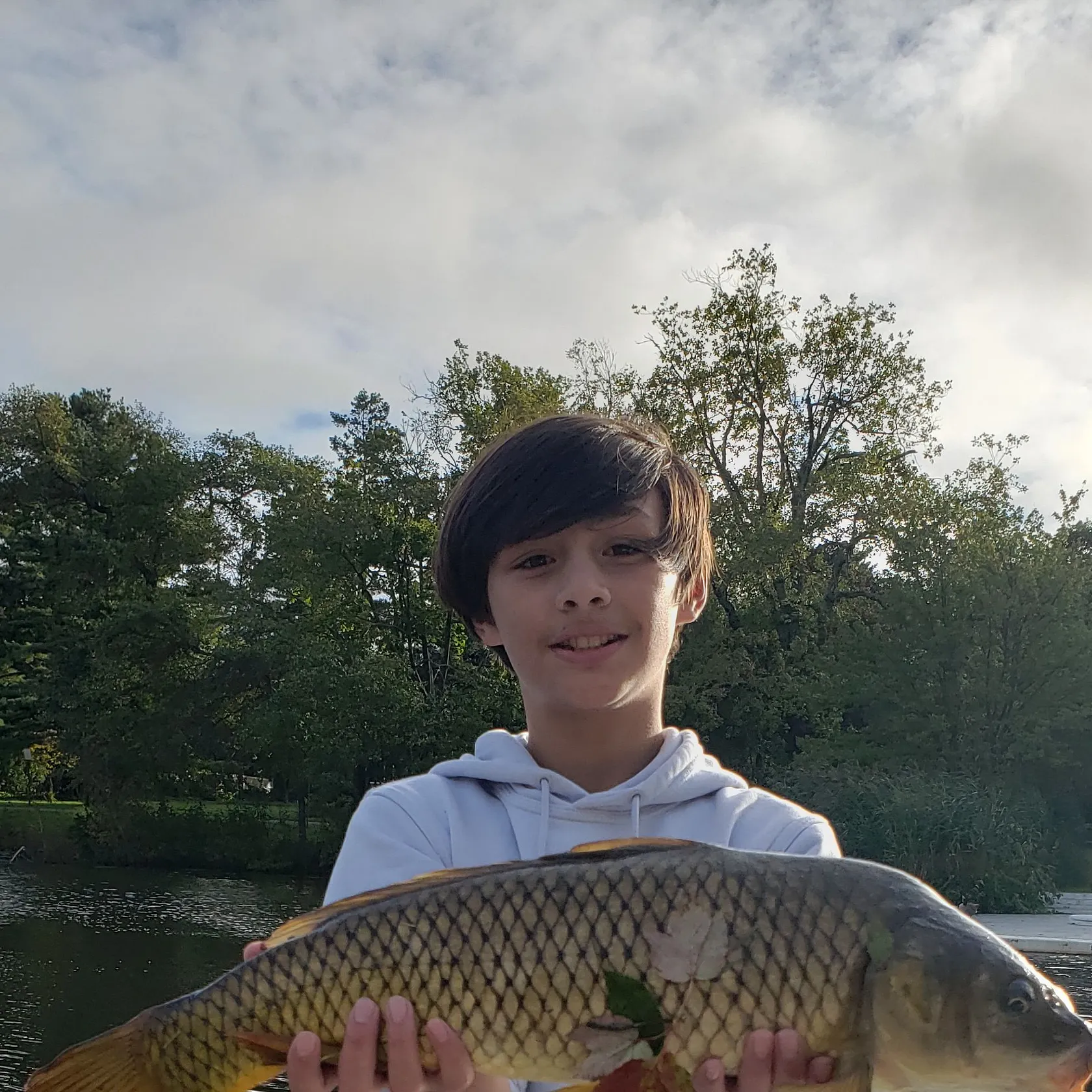 Common carp caught on Fishbrain