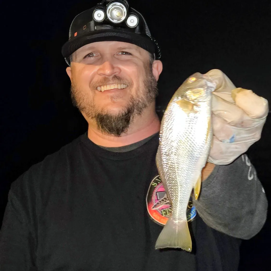 Yellowfin croaker caught on Fishbrain