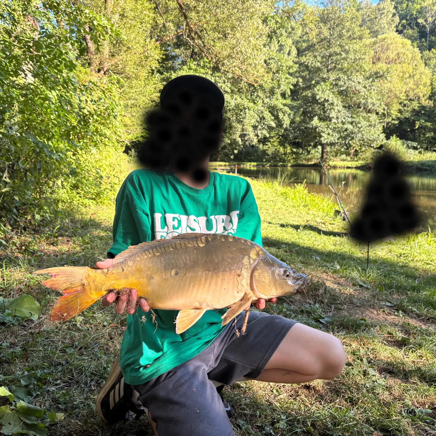 Leather carp caught on Fishbrain