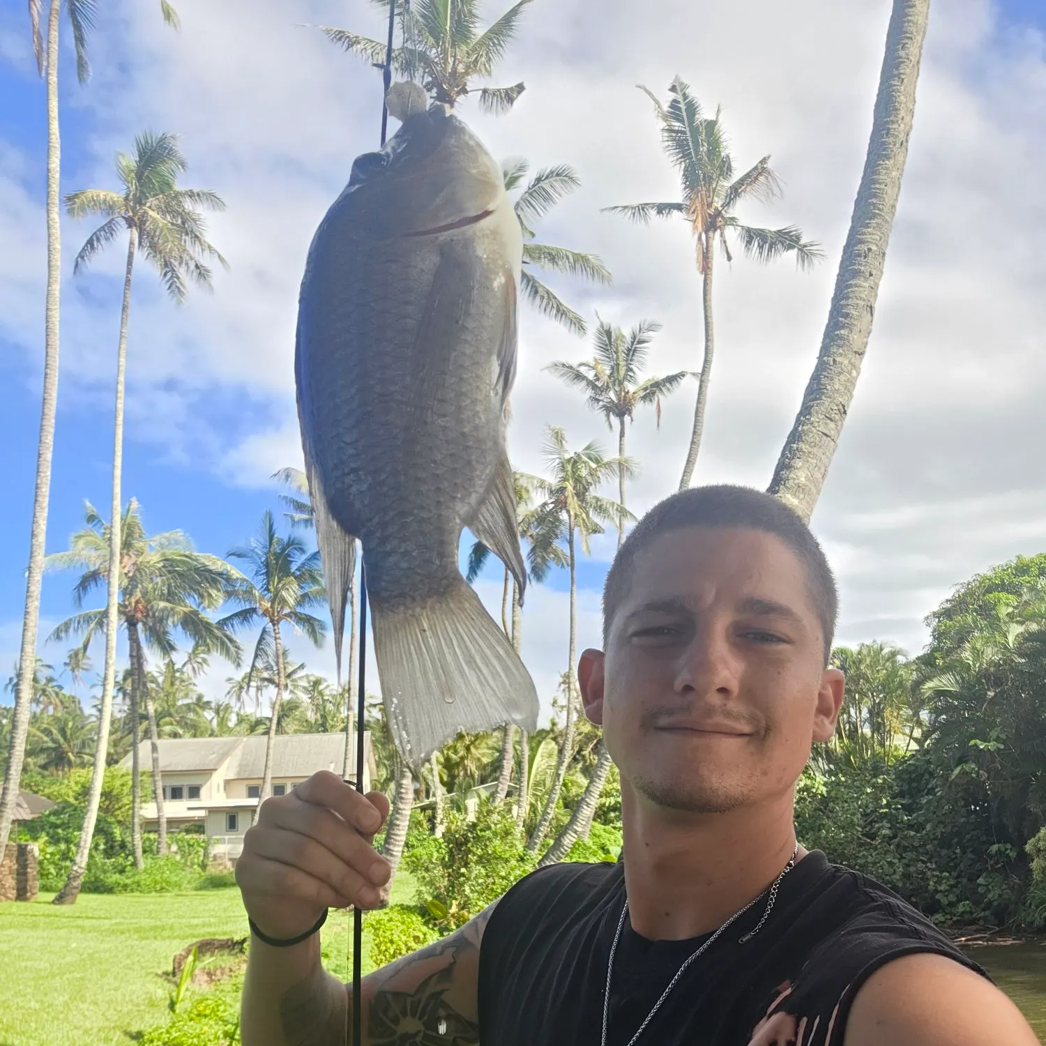 Nile tilapia caught on Fishbrain