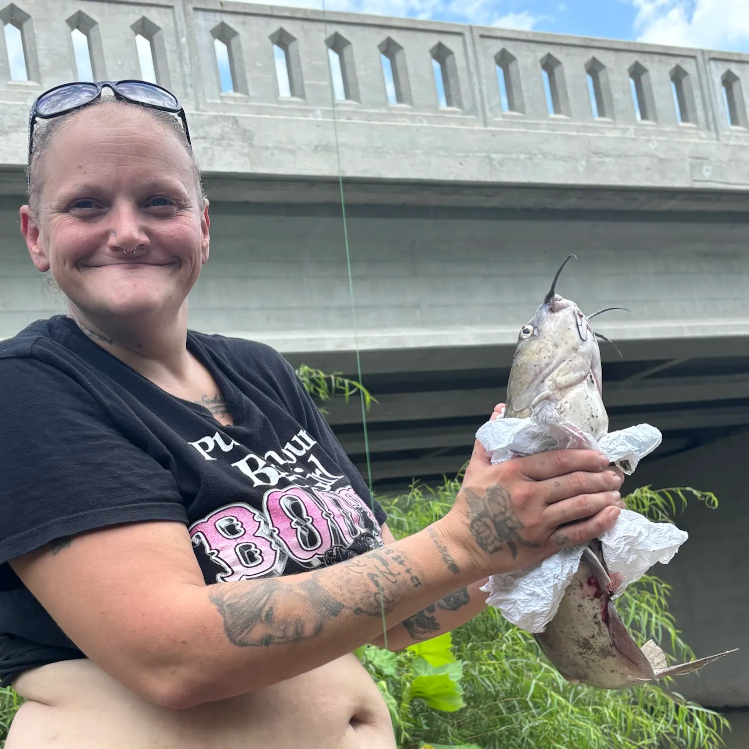 Channel catfish caught on Fishbrain