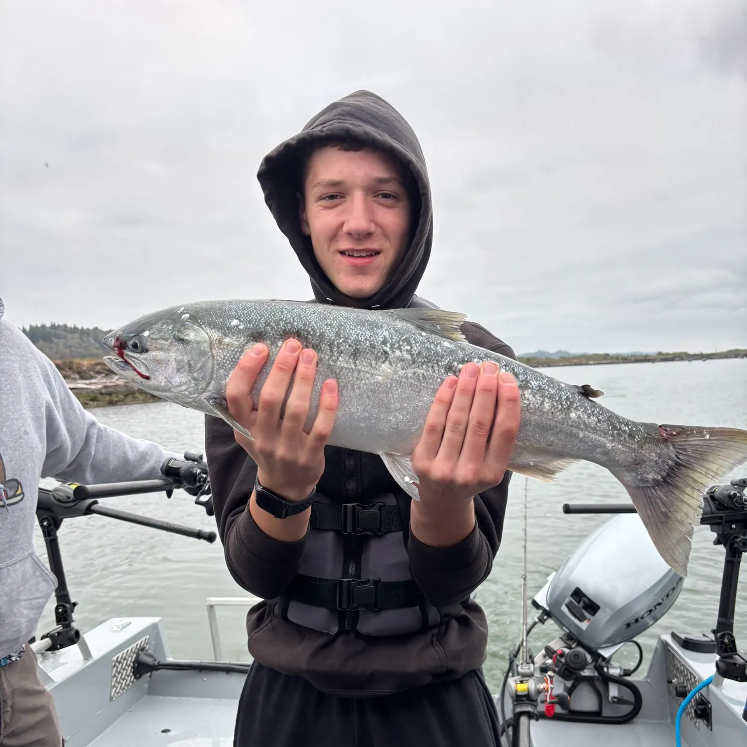 Coho salmon caught on Fishbrain
