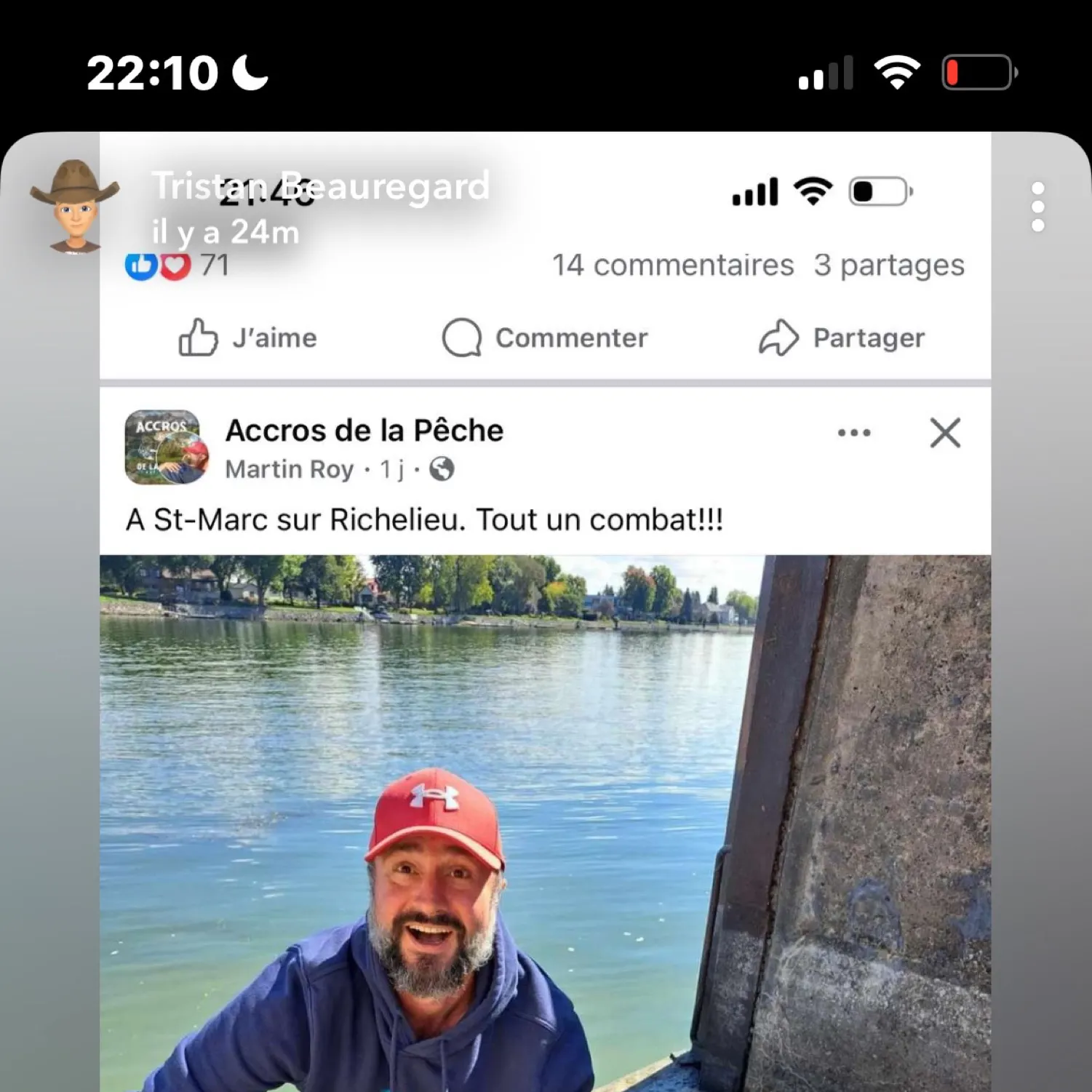 recently logged catches