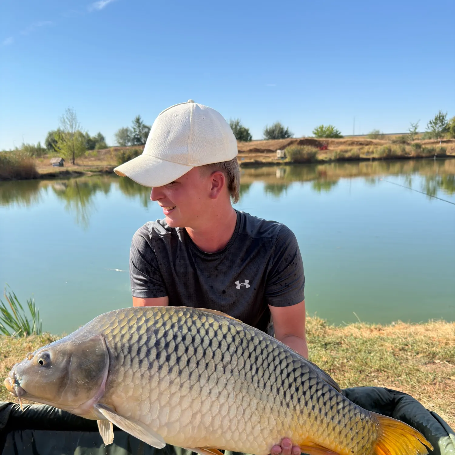 Common carp caught on Fishbrain