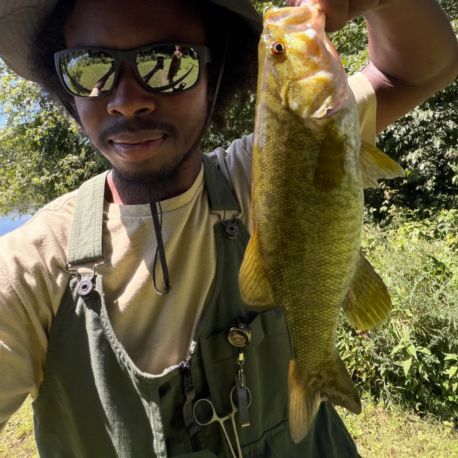 Smallmouth bass caught on Fishbrain