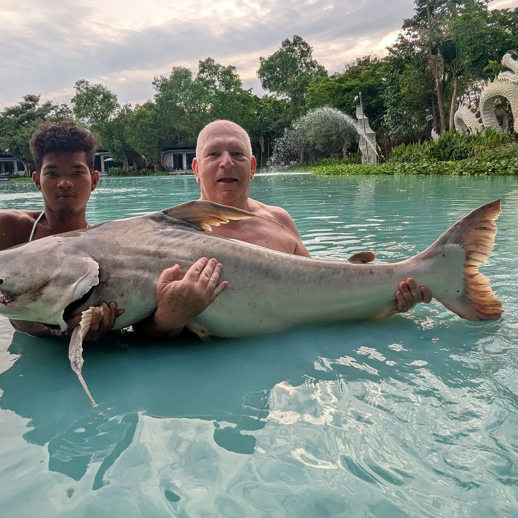 The most recent Mekong giant catfish catches on Fishbrain
