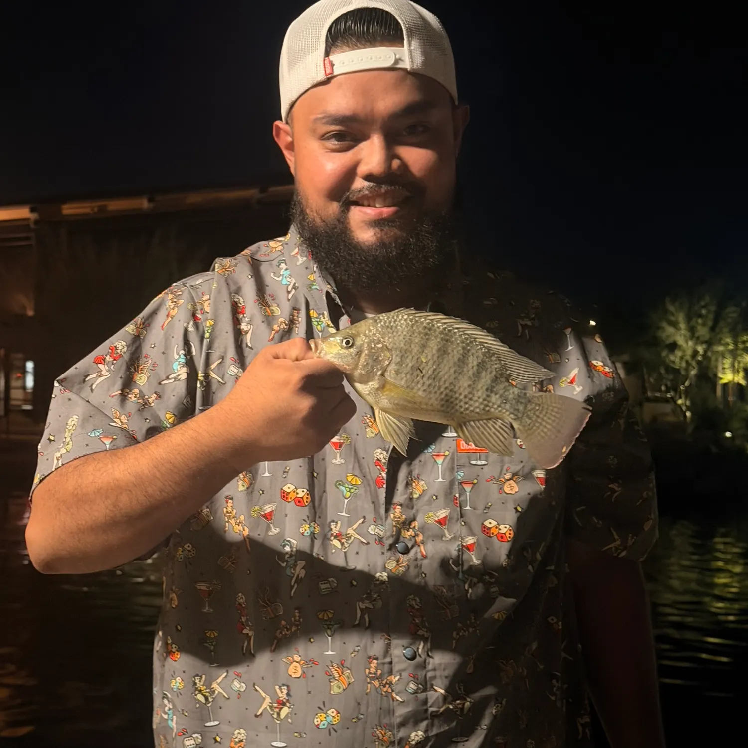 Nile tilapia caught on Fishbrain