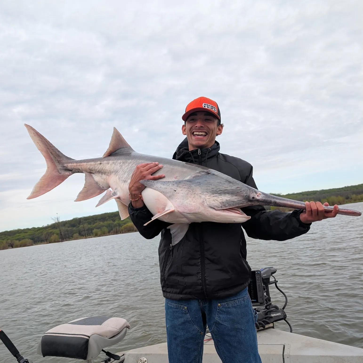 The most recent Paddlefish catches on Fishbrain